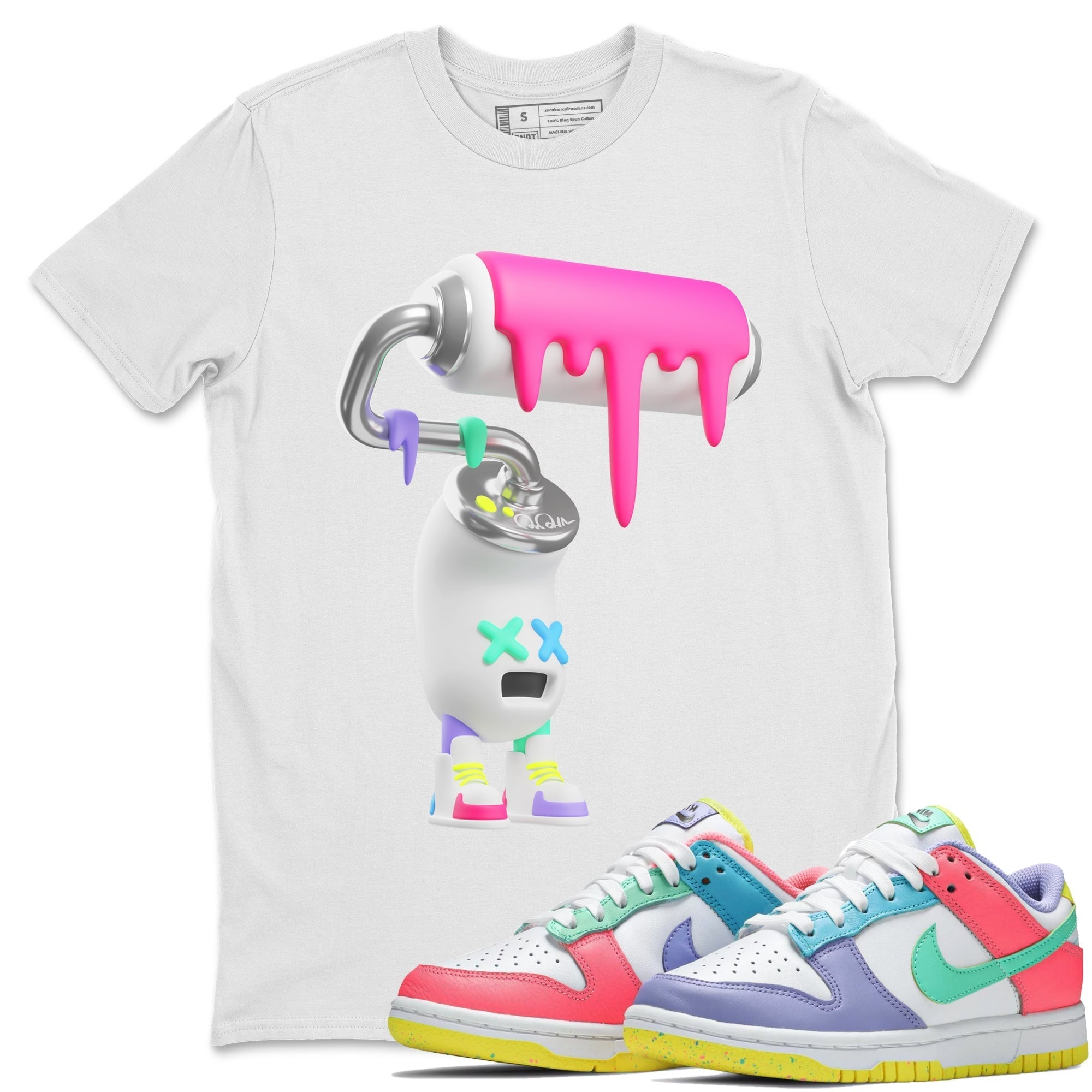 3D Paint Roller Unisex Tops - Dunk Easter Candy