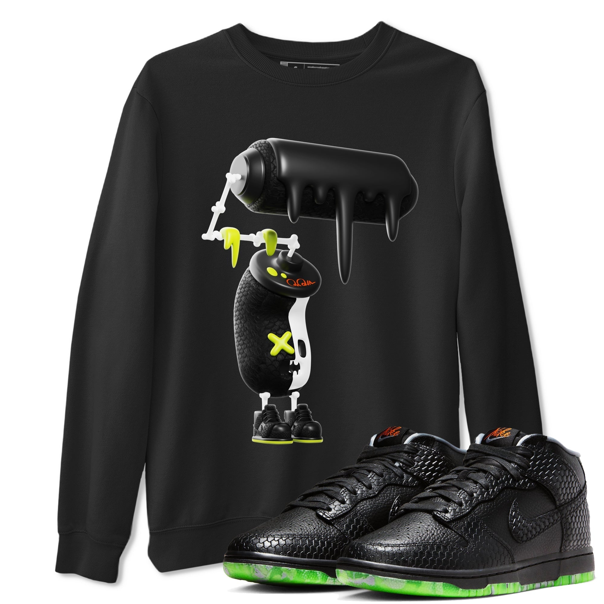 3D Paint Roller snkmatch Tee - Dunk Halloween