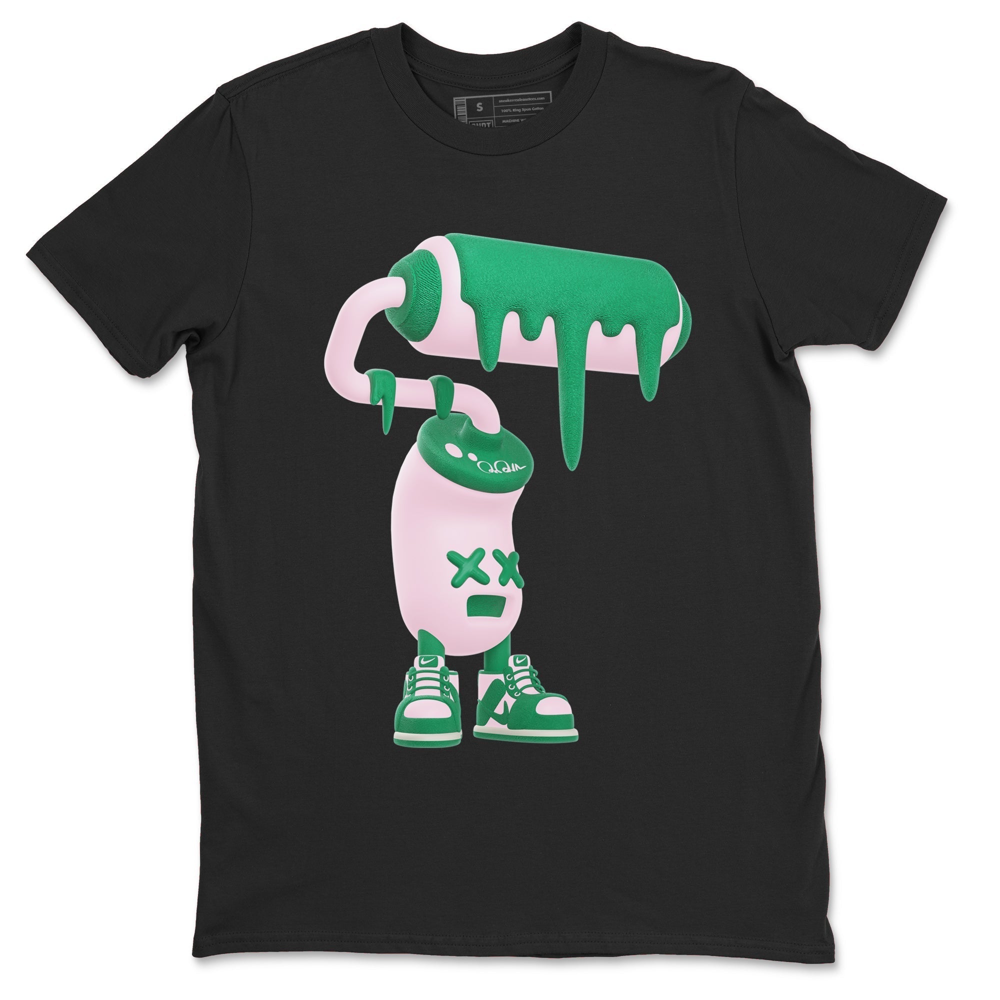 3D Paint Roller snkmatch Tees - Dunk Medium Soft Pink Malachite