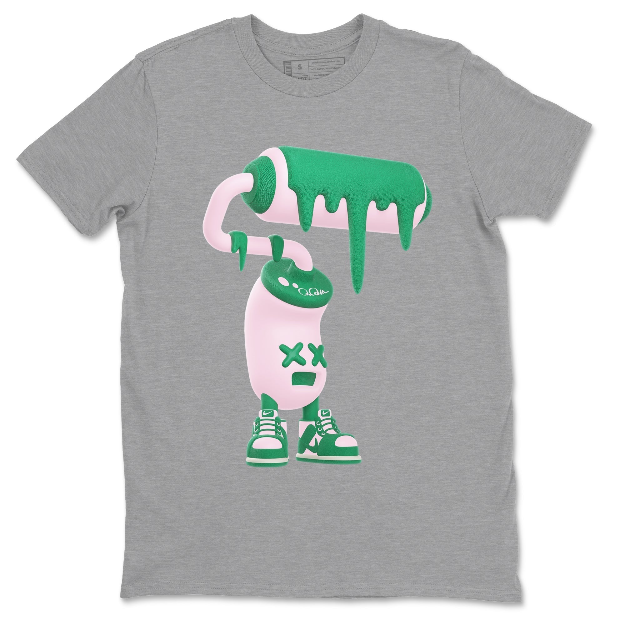 3D Paint Roller snkmatch Tees - Dunk Medium Soft Pink Malachite