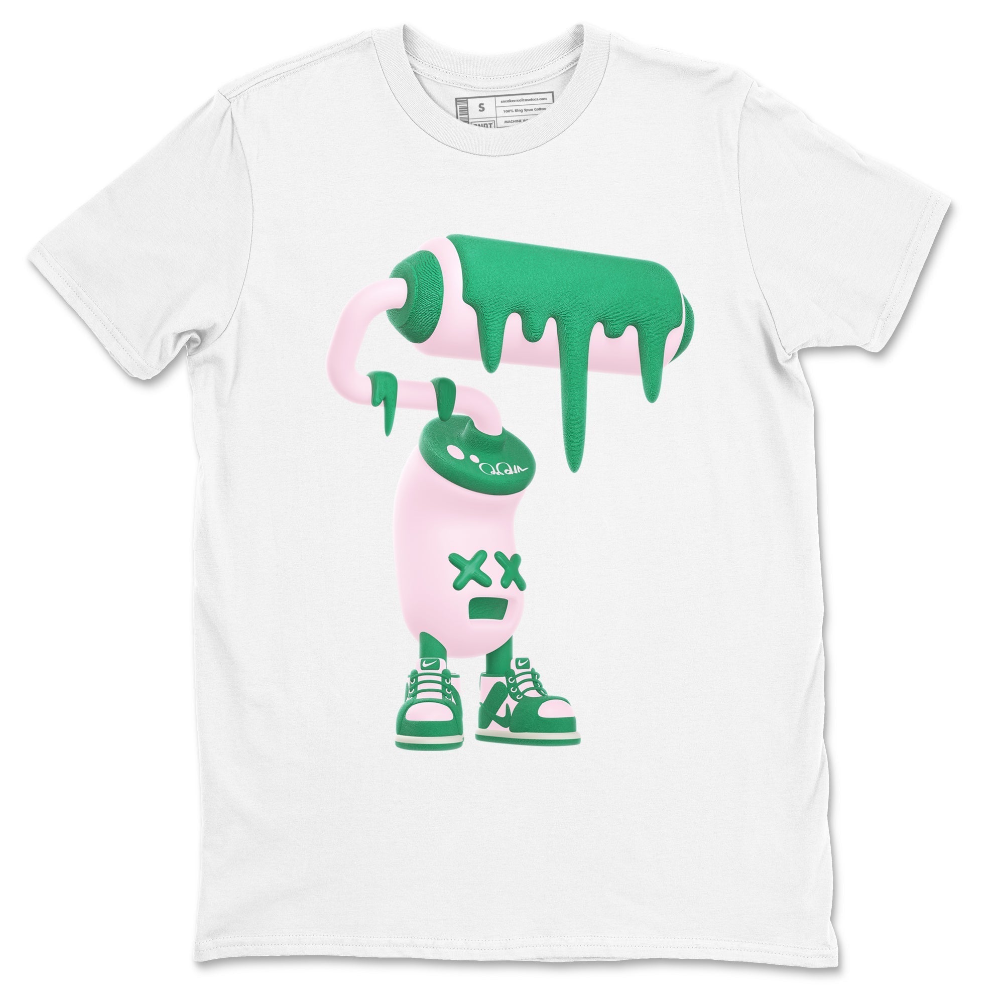 3D Paint Roller snkmatch Tees - Dunk Medium Soft Pink Malachite