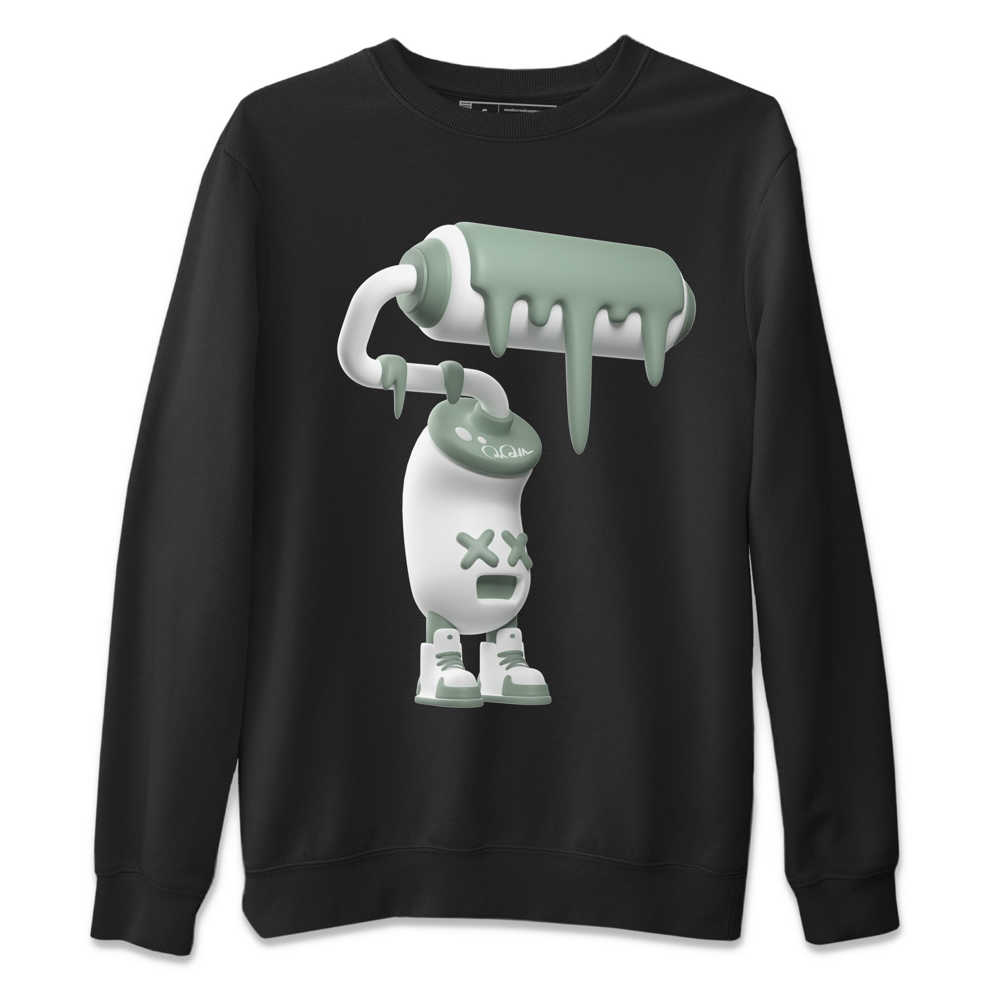 3D Paint Roller Unisex Tops - Dunk Mica Green