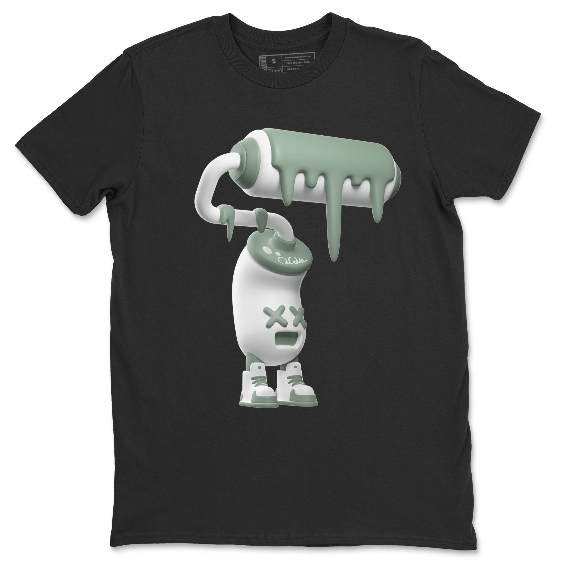 3D Paint Roller Unisex Tops - Dunk Mica Green