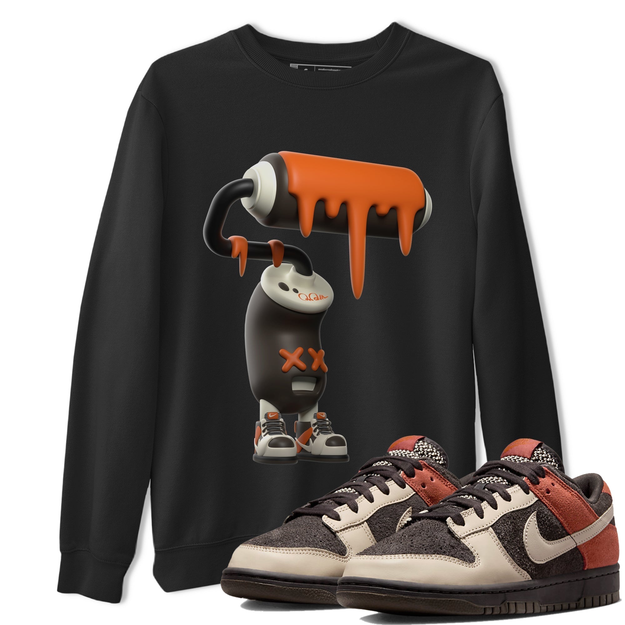 3D Paint Roller snkmatch Tee - Dunk Red Panda