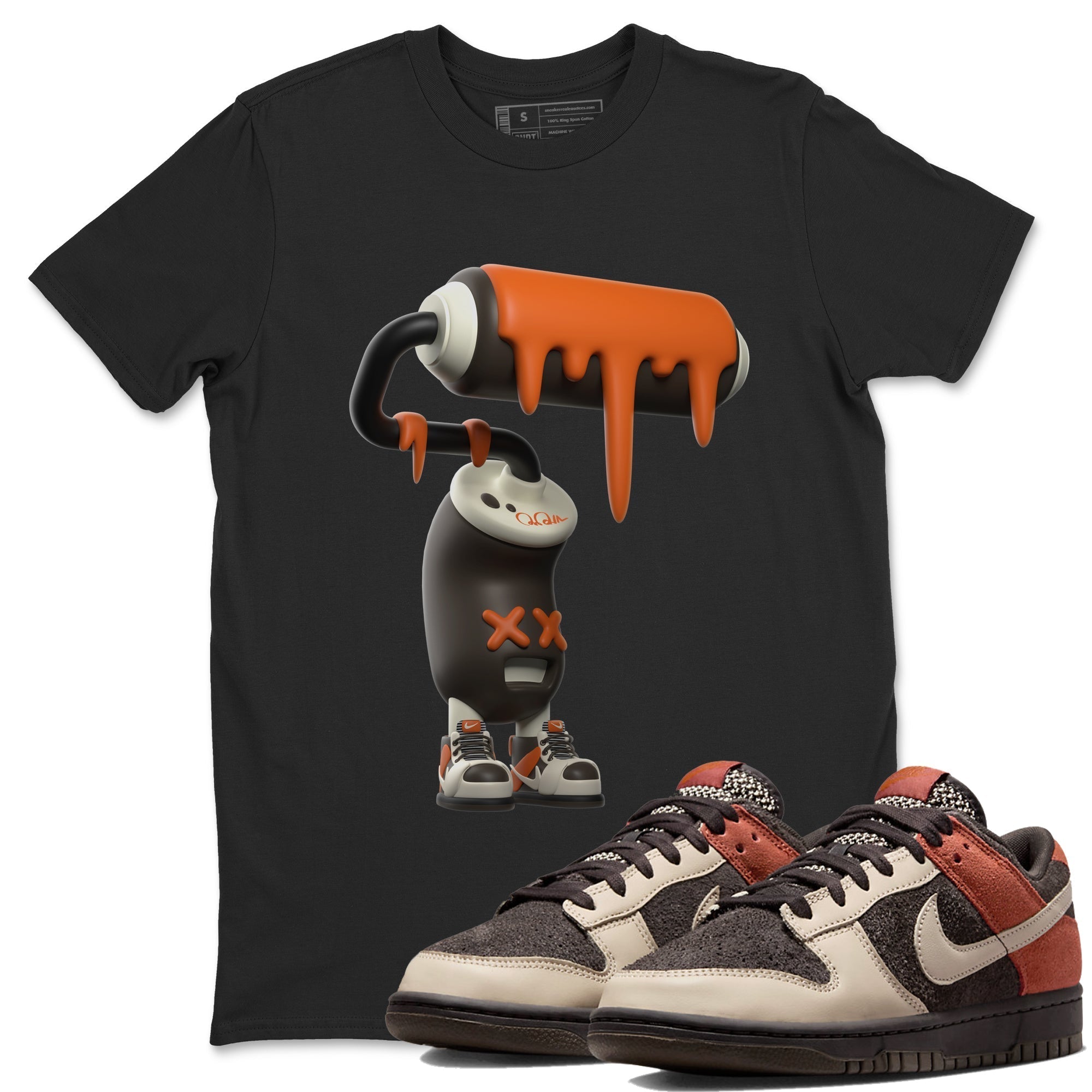 3D Paint Roller snkmatch Tee - Dunk Red Panda