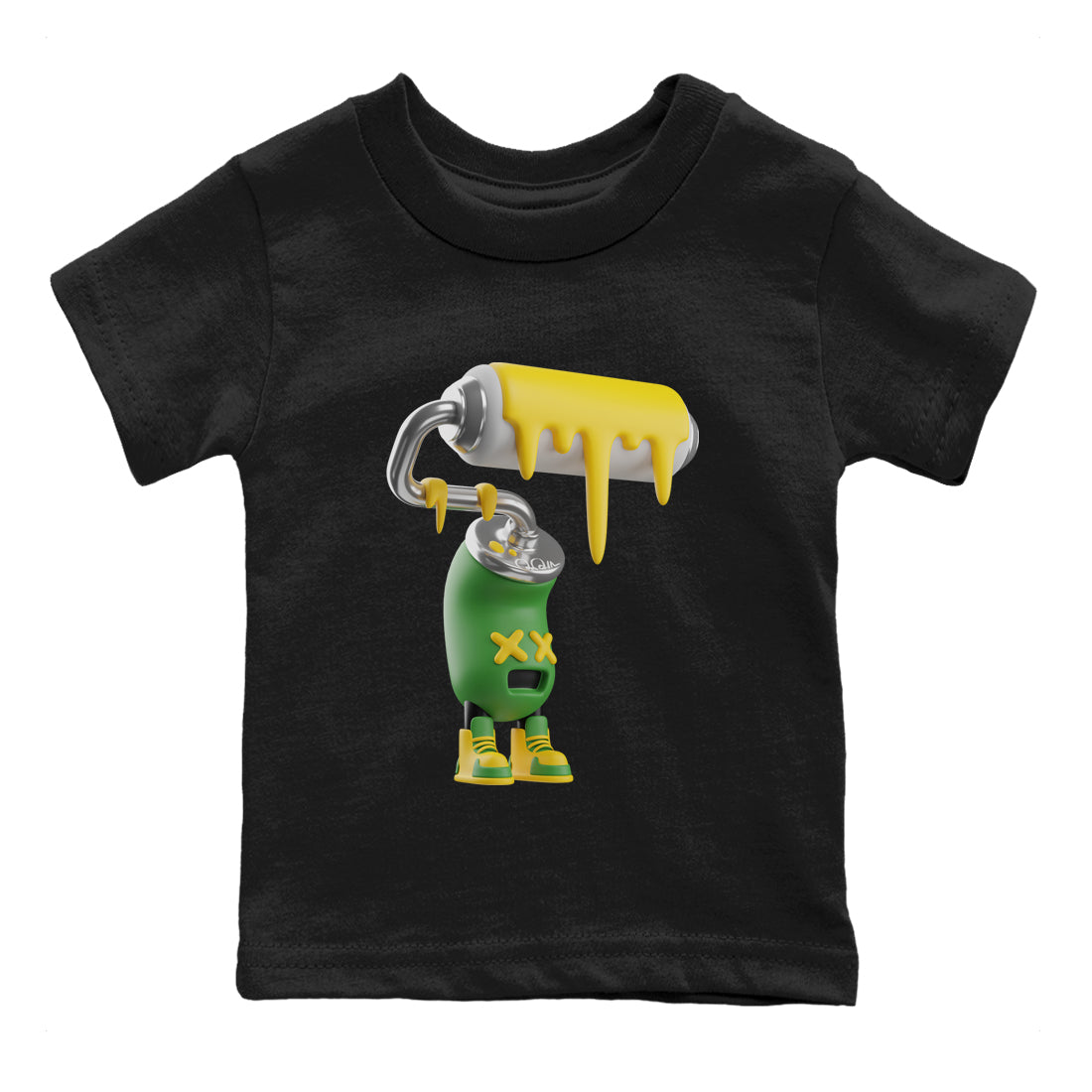 3D Paint Roller Kids Tops - Dunk Reverse Brazil
