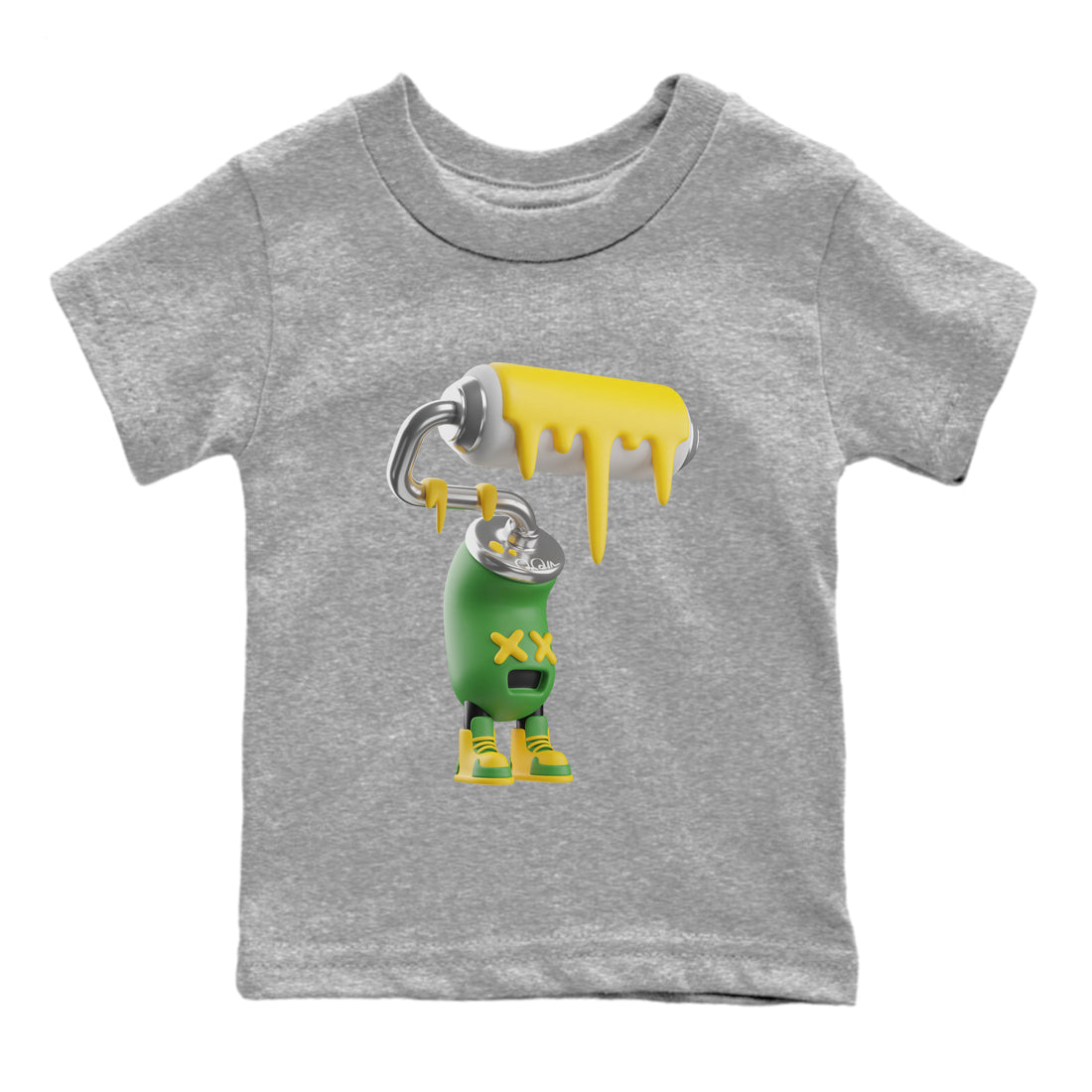3D Paint Roller Kids Tops - Dunk Reverse Brazil