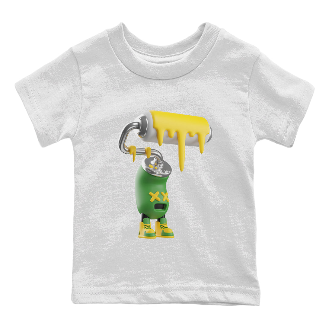 3D Paint Roller Kids Tops - Dunk Reverse Brazil