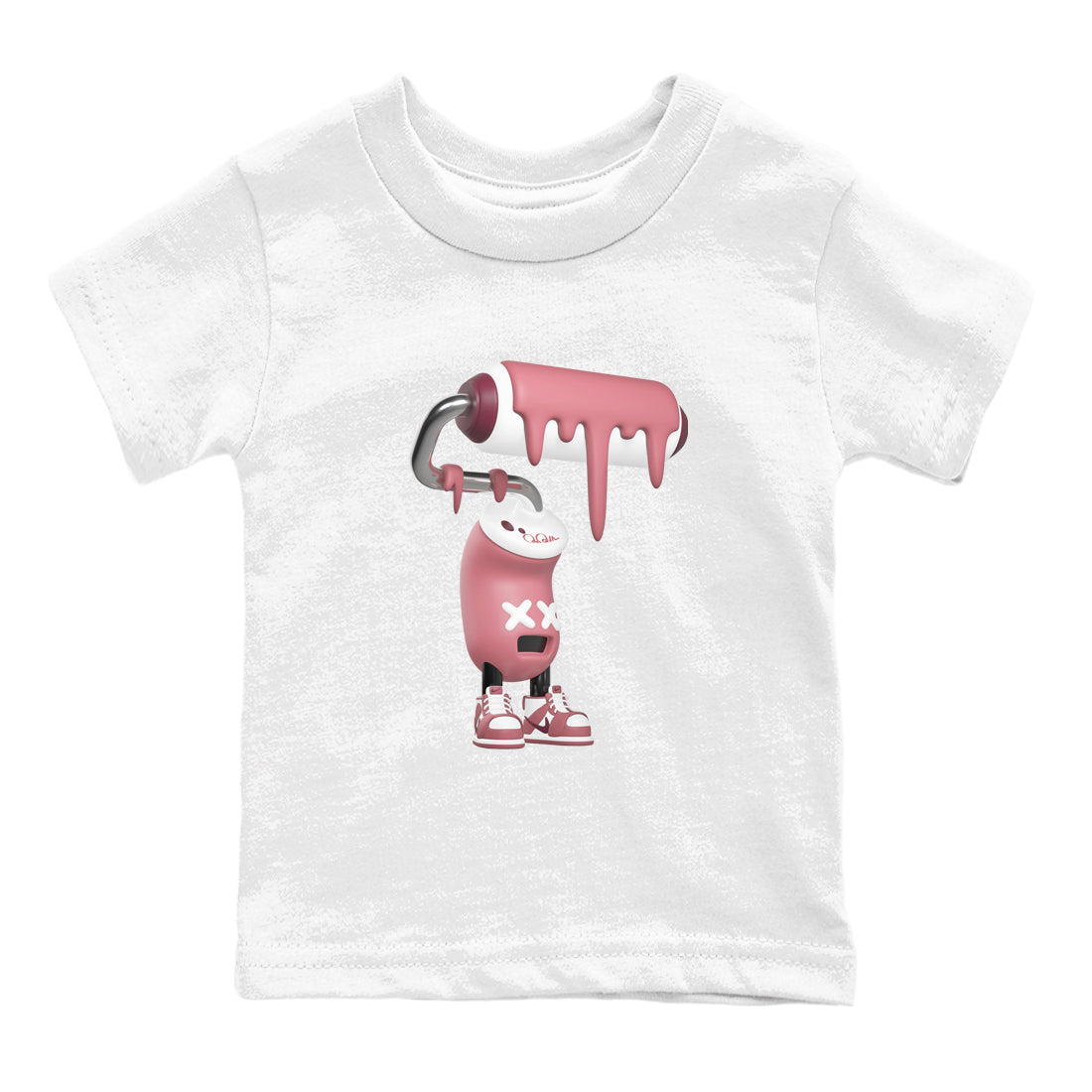 3D Paint Roller snkmatch Tee Kids - Dunk Valentines Day 2024