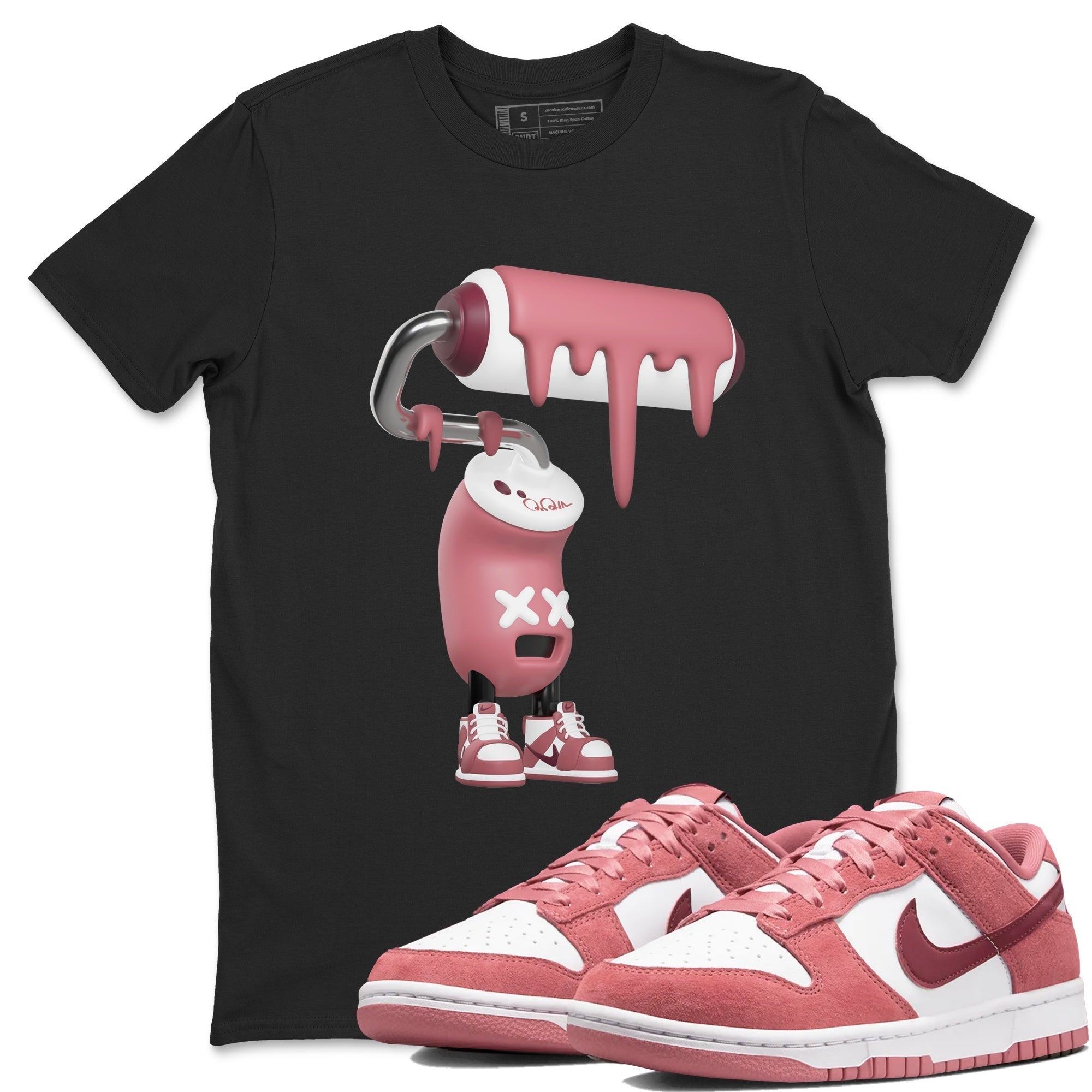 3D Paint Roller snkmatch Tee - Dunk Valentines Day 2024