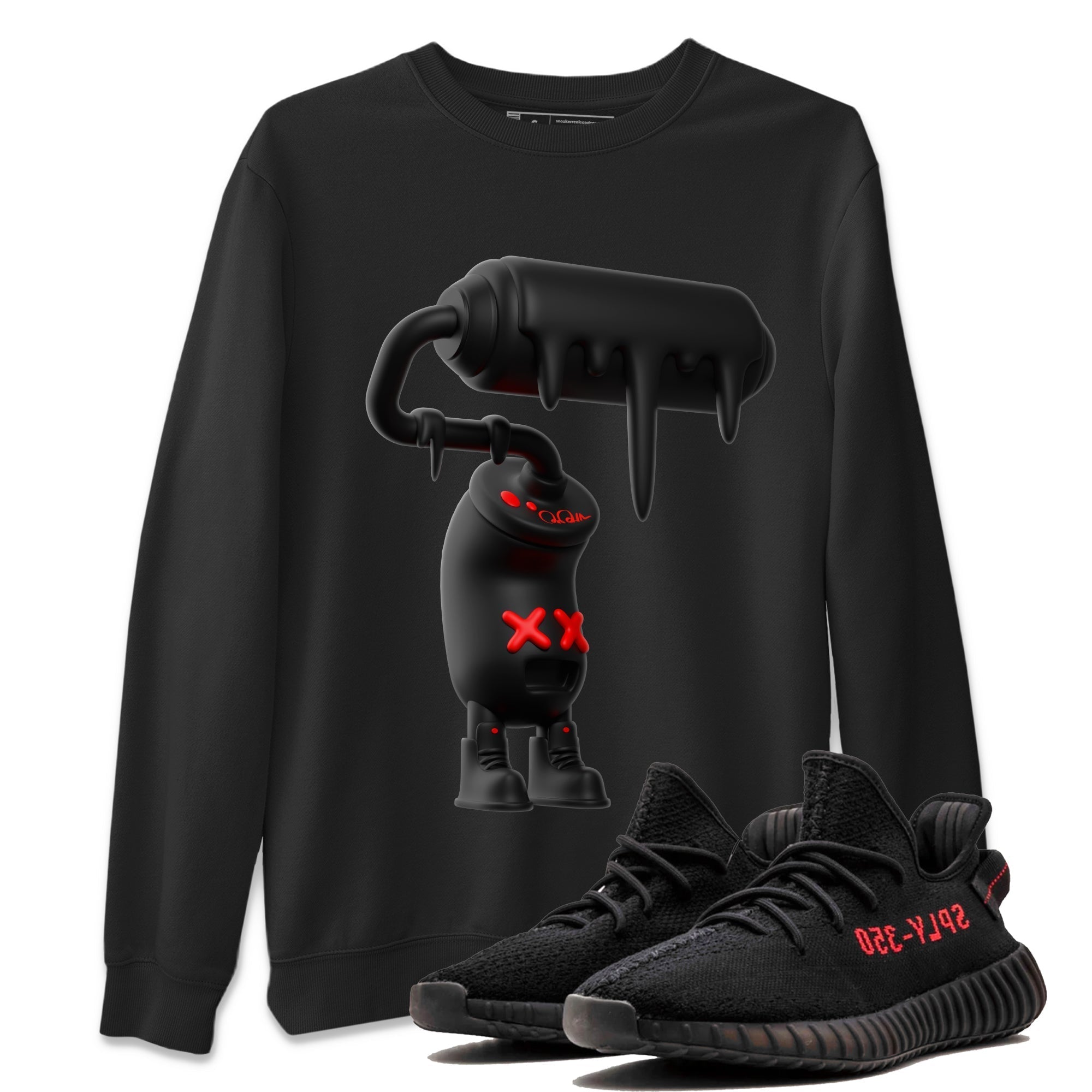 3D Paint Roller snkmatch Tee - Yeezy 350 Bred