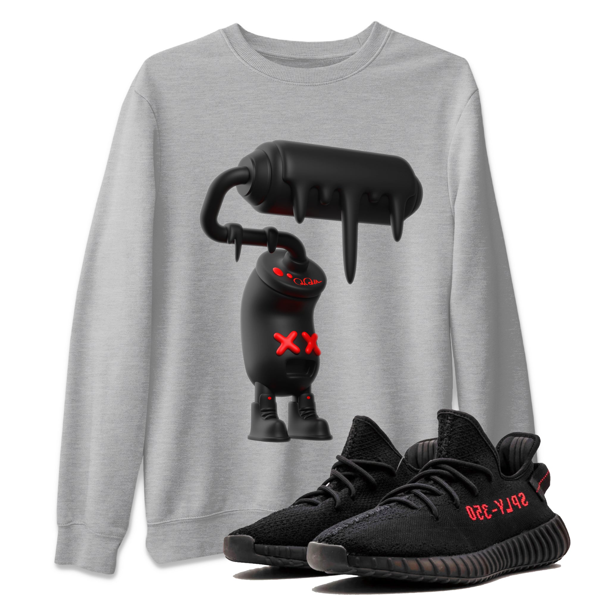 3D Paint Roller snkmatch Tee - Yeezy 350 Bred
