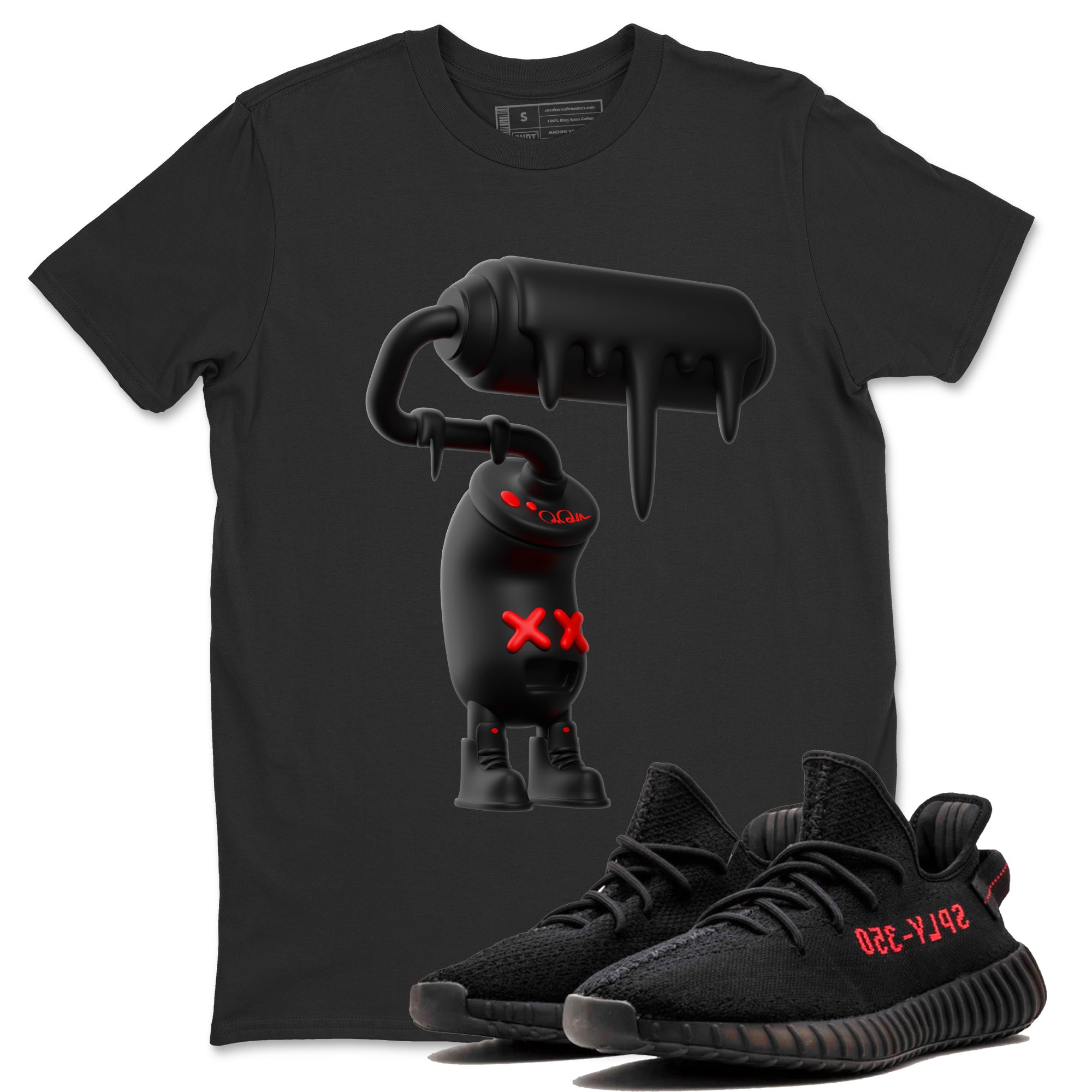 3D Paint Roller snkmatch Tee - Yeezy 350 Bred