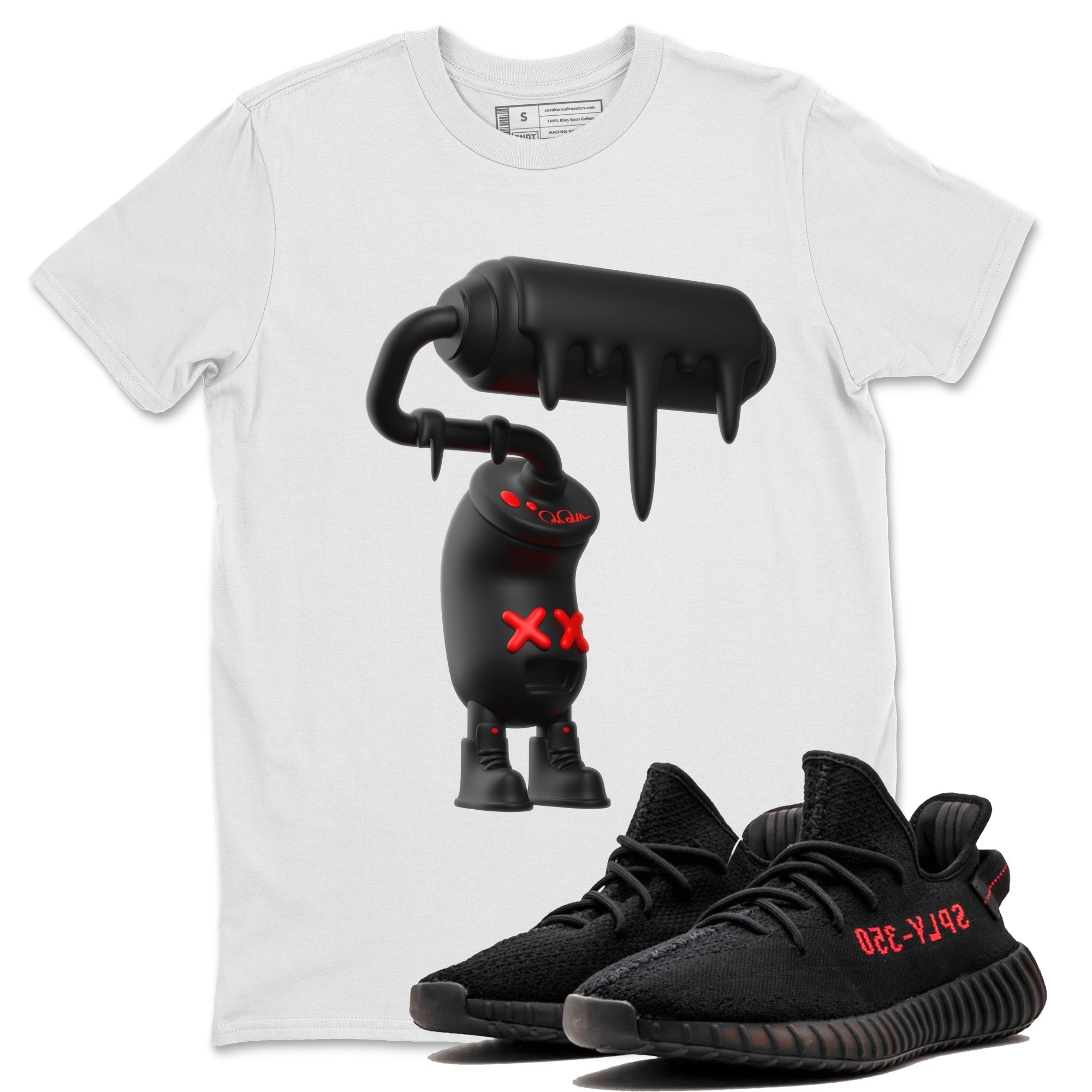 3D Paint Roller snkmatch Tee - Yeezy 350 Bred