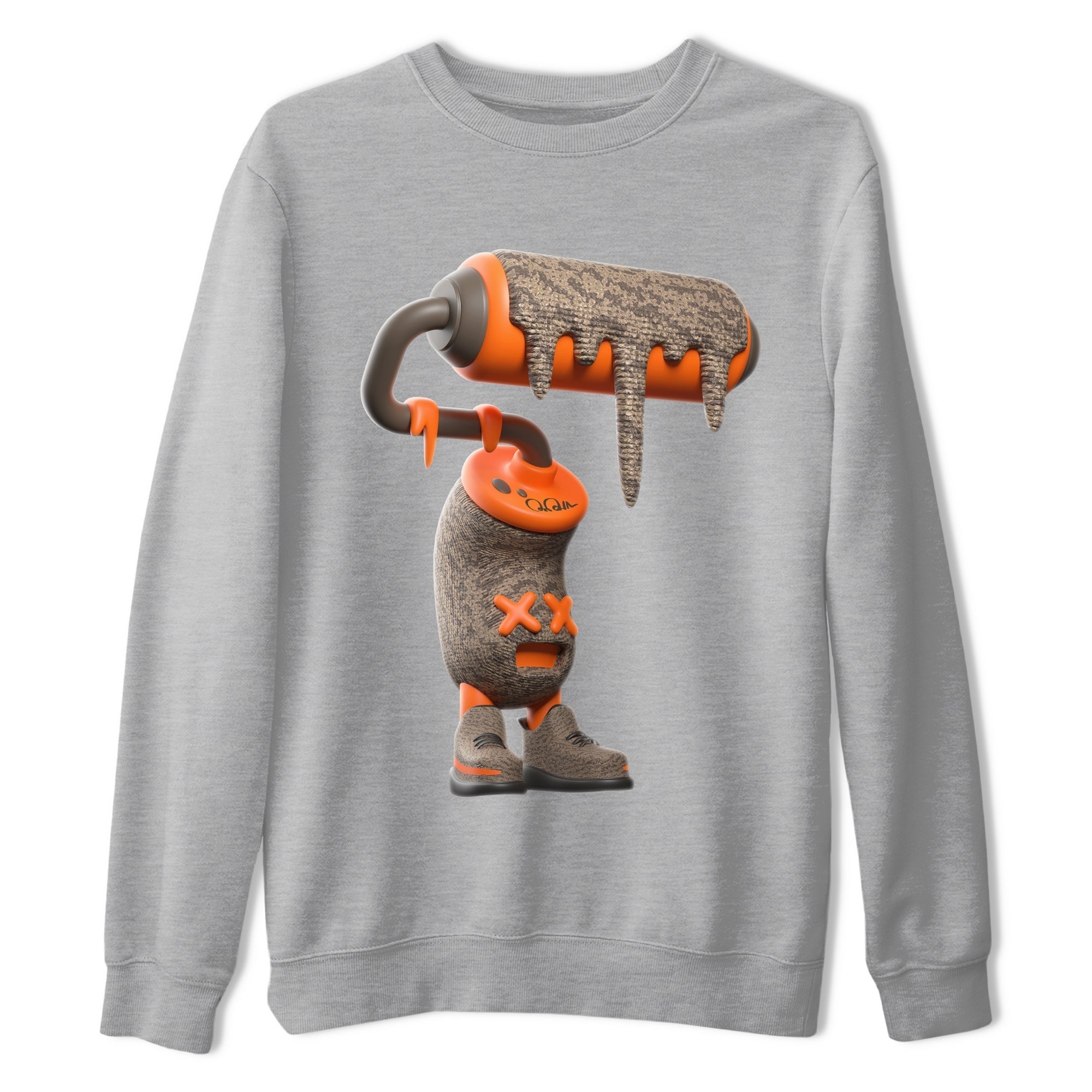 3D Paint Roller snkmatch Tee - Yeezy 350 Carbon Beluga