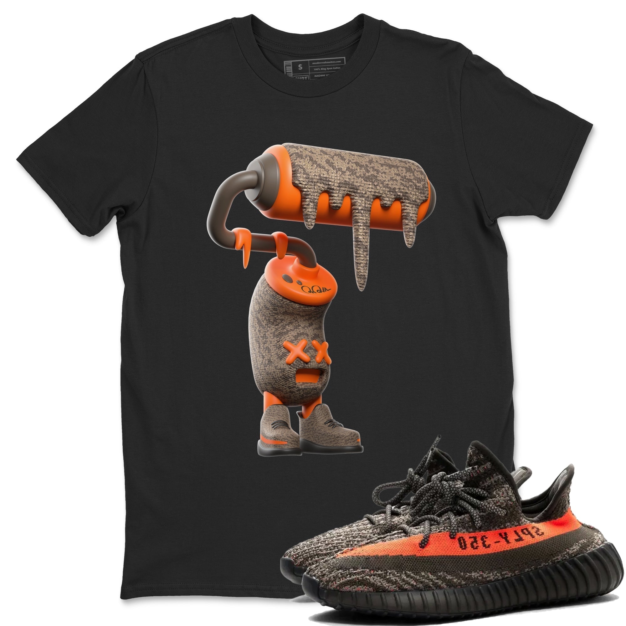 3D Paint Roller snkmatch Tee - Yeezy 350 Carbon Beluga