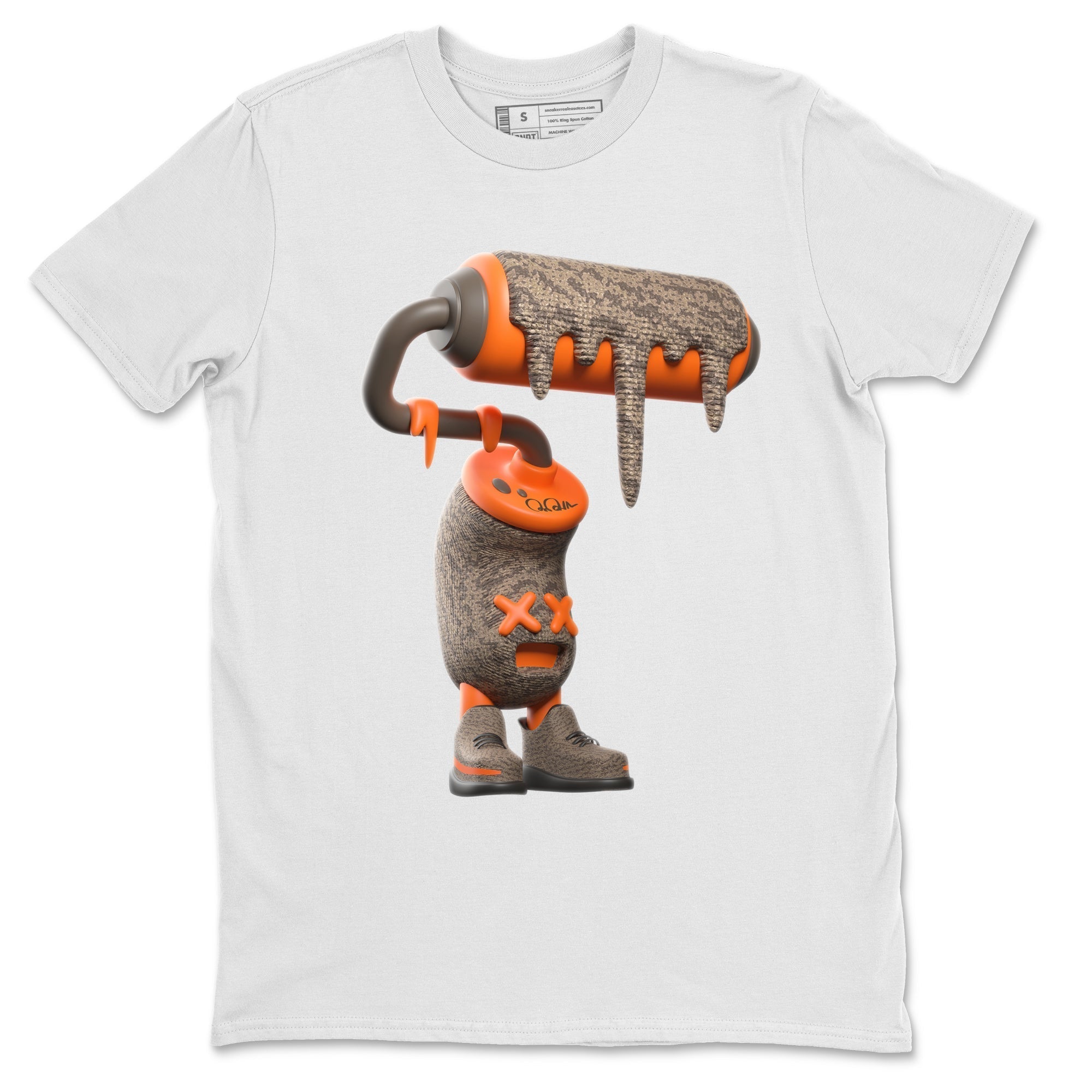 3D Paint Roller snkmatch Tee - Yeezy 350 Carbon Beluga