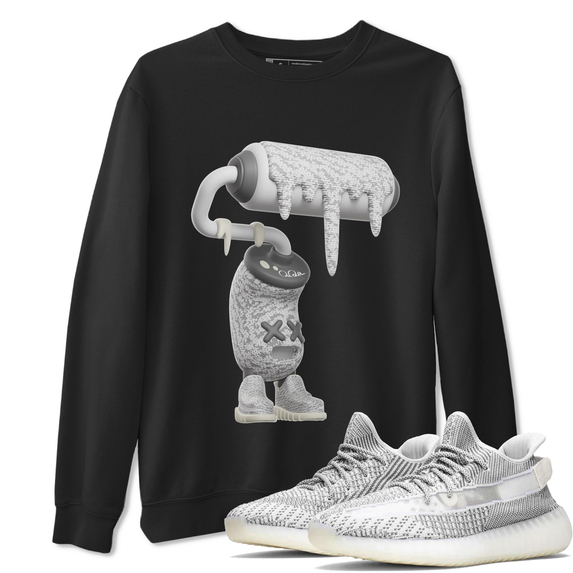 3D Paint Roller snkmatch Tee - Yeezy 350 Static