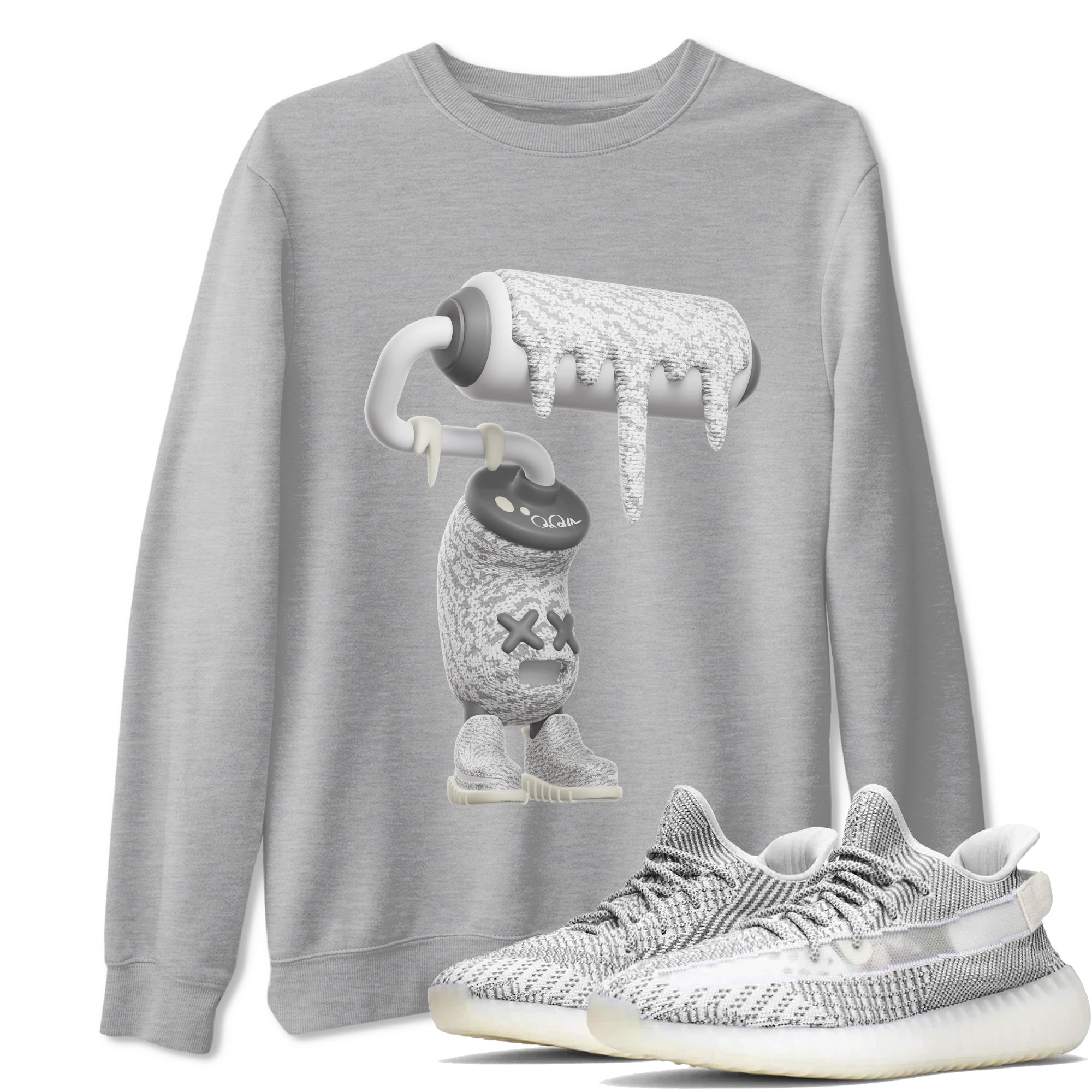 3D Paint Roller snkmatch Tee - Yeezy 350 Static