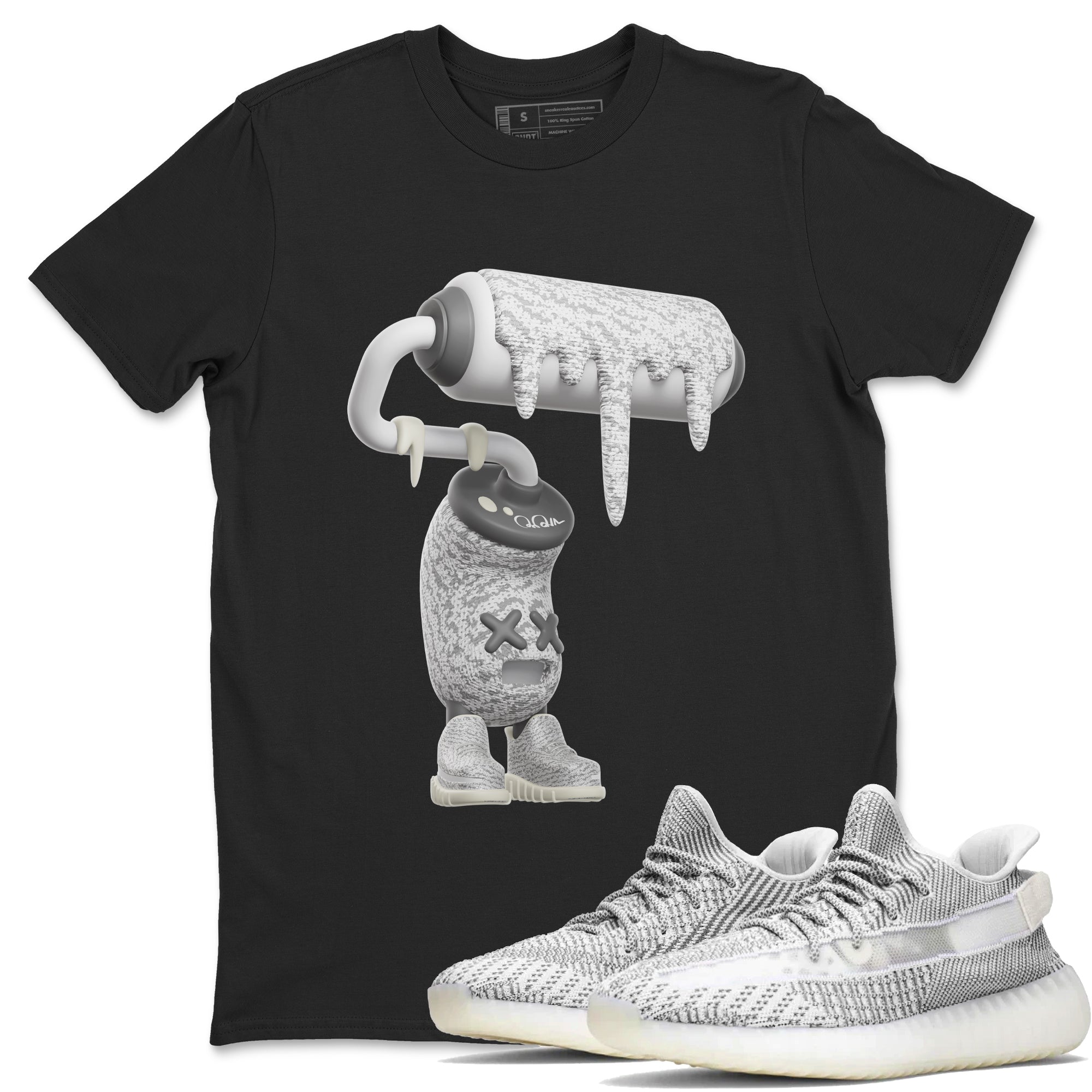 3D Paint Roller snkmatch Tee - Yeezy 350 Static