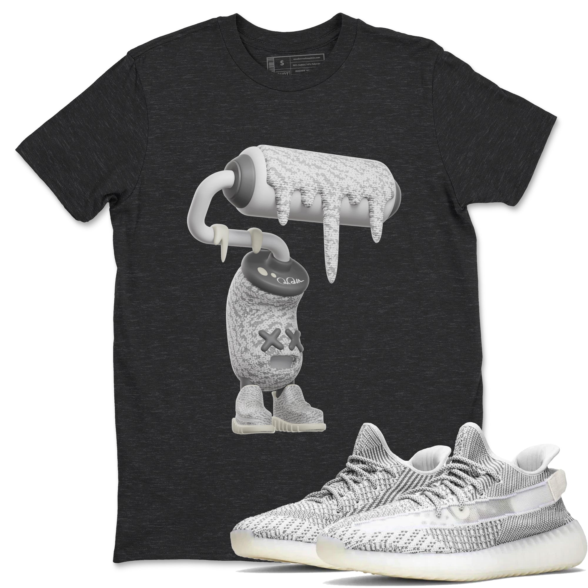 3D Paint Roller snkmatch Tee - Yeezy 350 Static