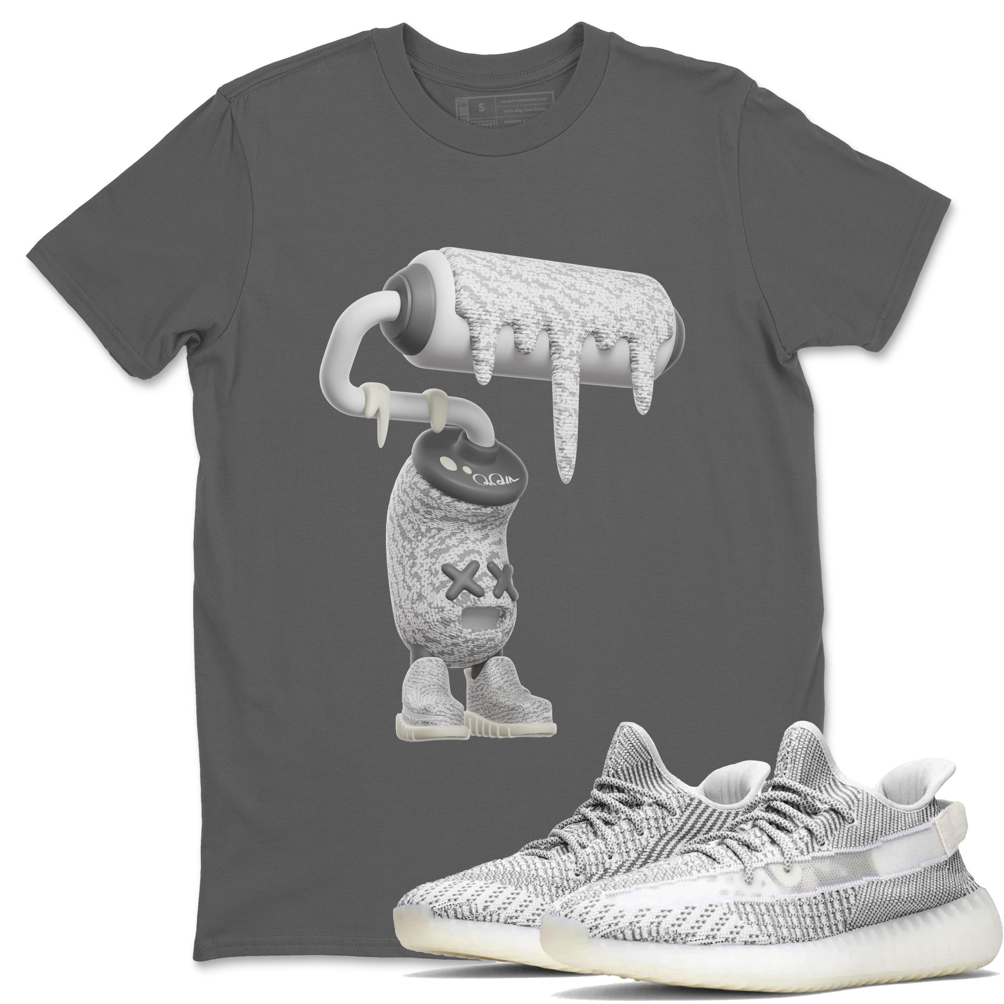 3D Paint Roller snkmatch Tee - Yeezy 350 Static