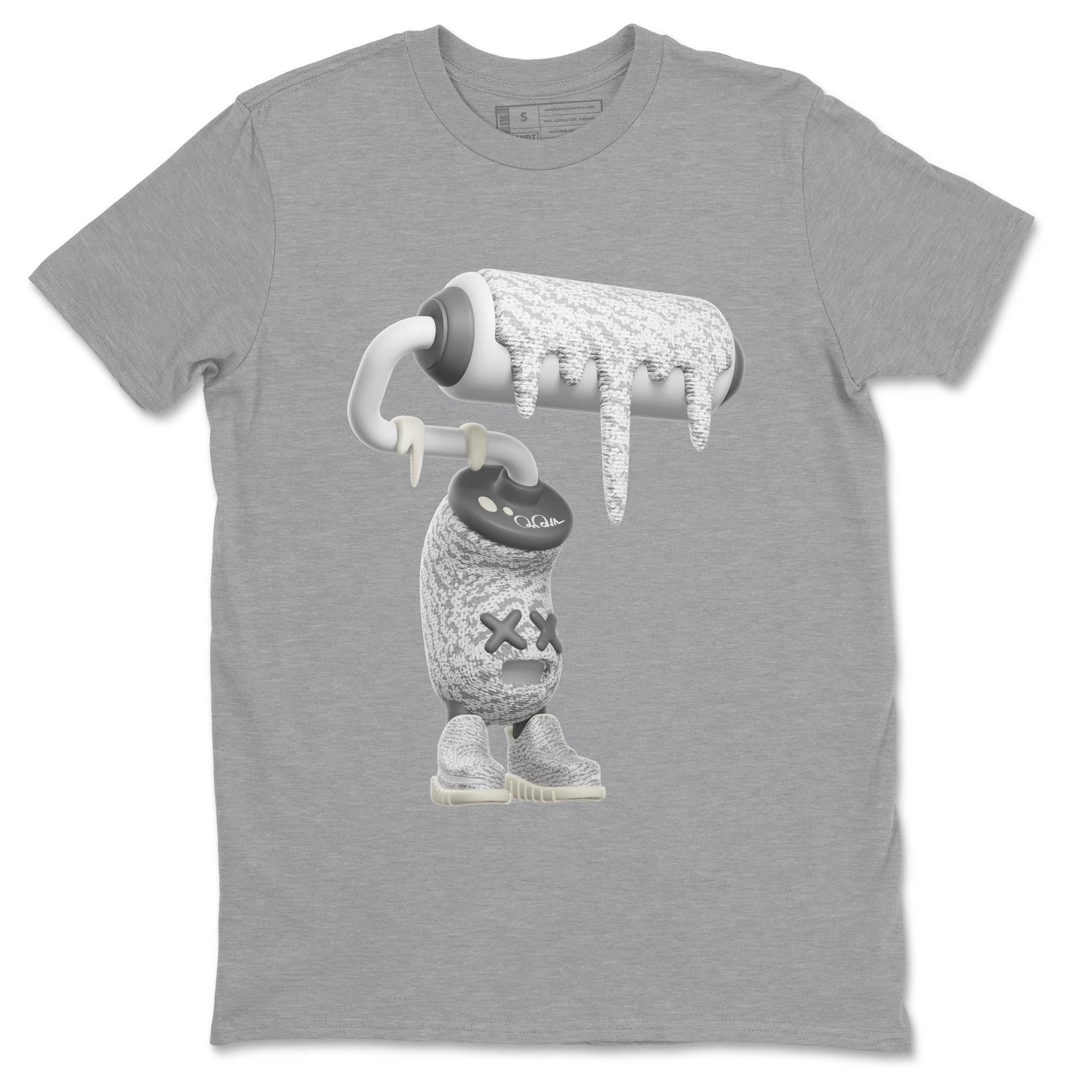 3D Paint Roller snkmatch Tee - Yeezy 350 Static