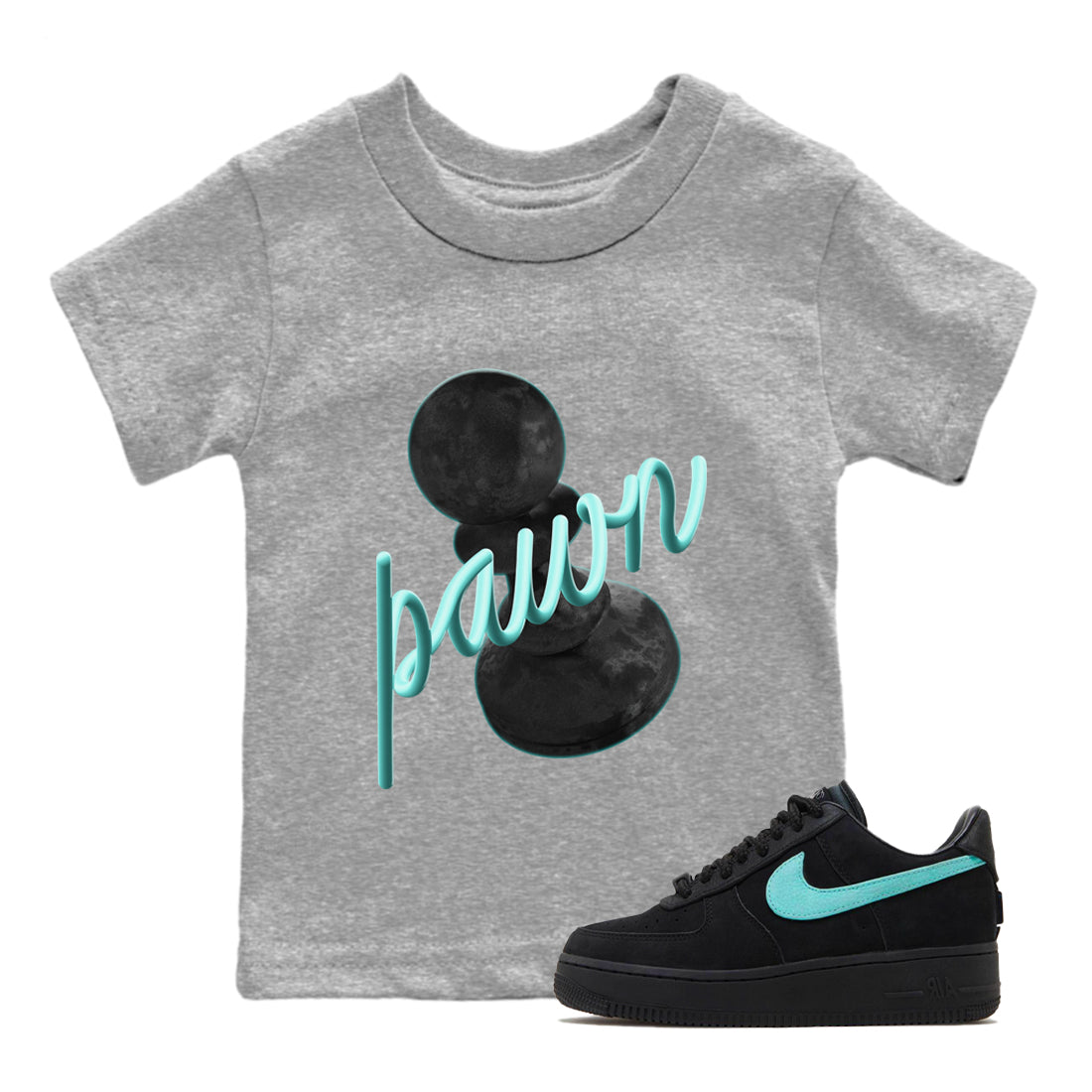 3D Pawn Kids Tops - Air Force 1 Tiffany