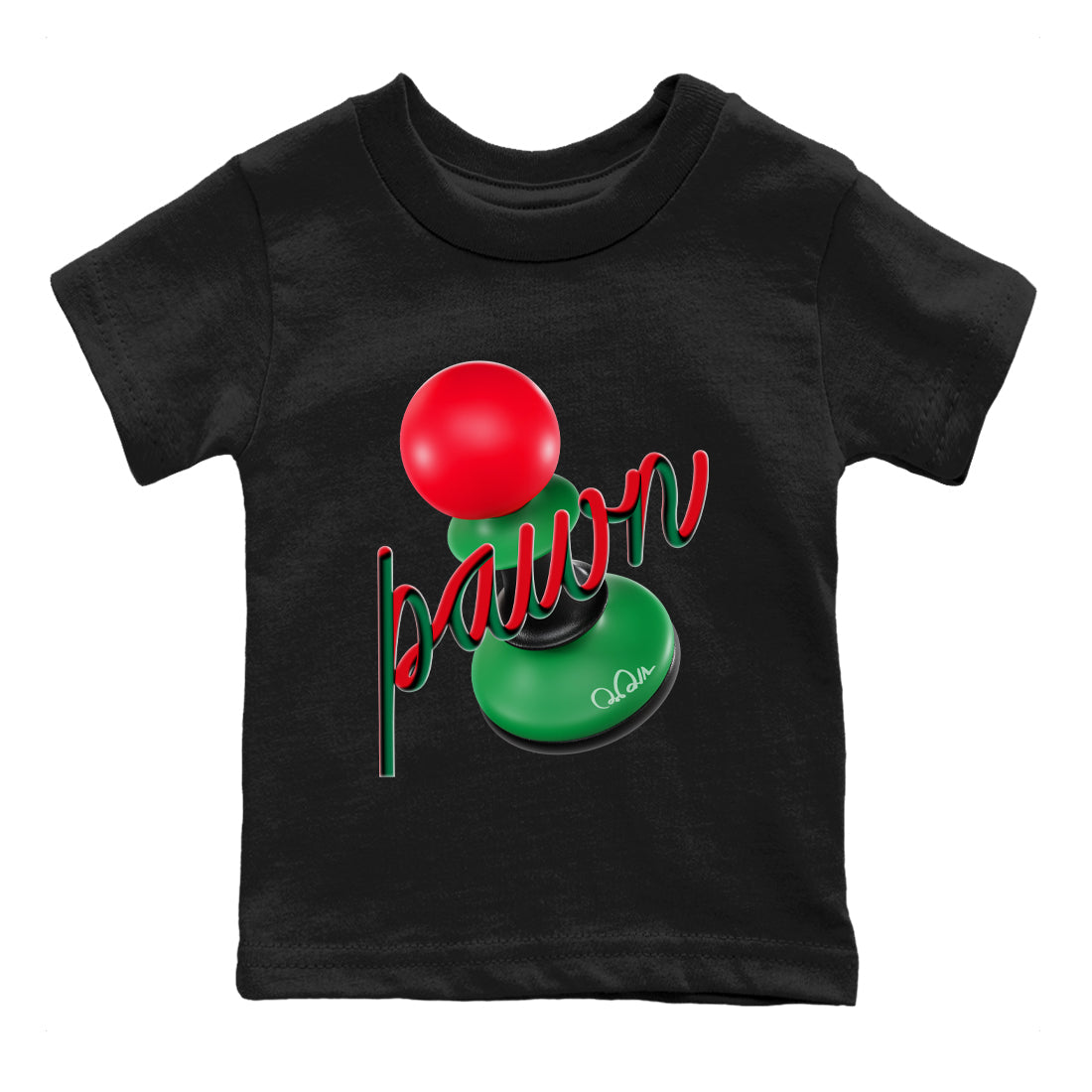 3D Pawn snkmatch Tee Kids - Air Jordan 2 Christmas