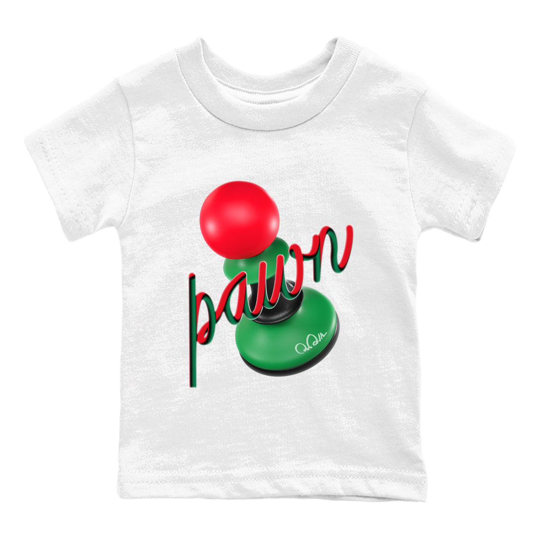 3D Pawn snkmatch Tee Kids - Air Jordan 2 Christmas