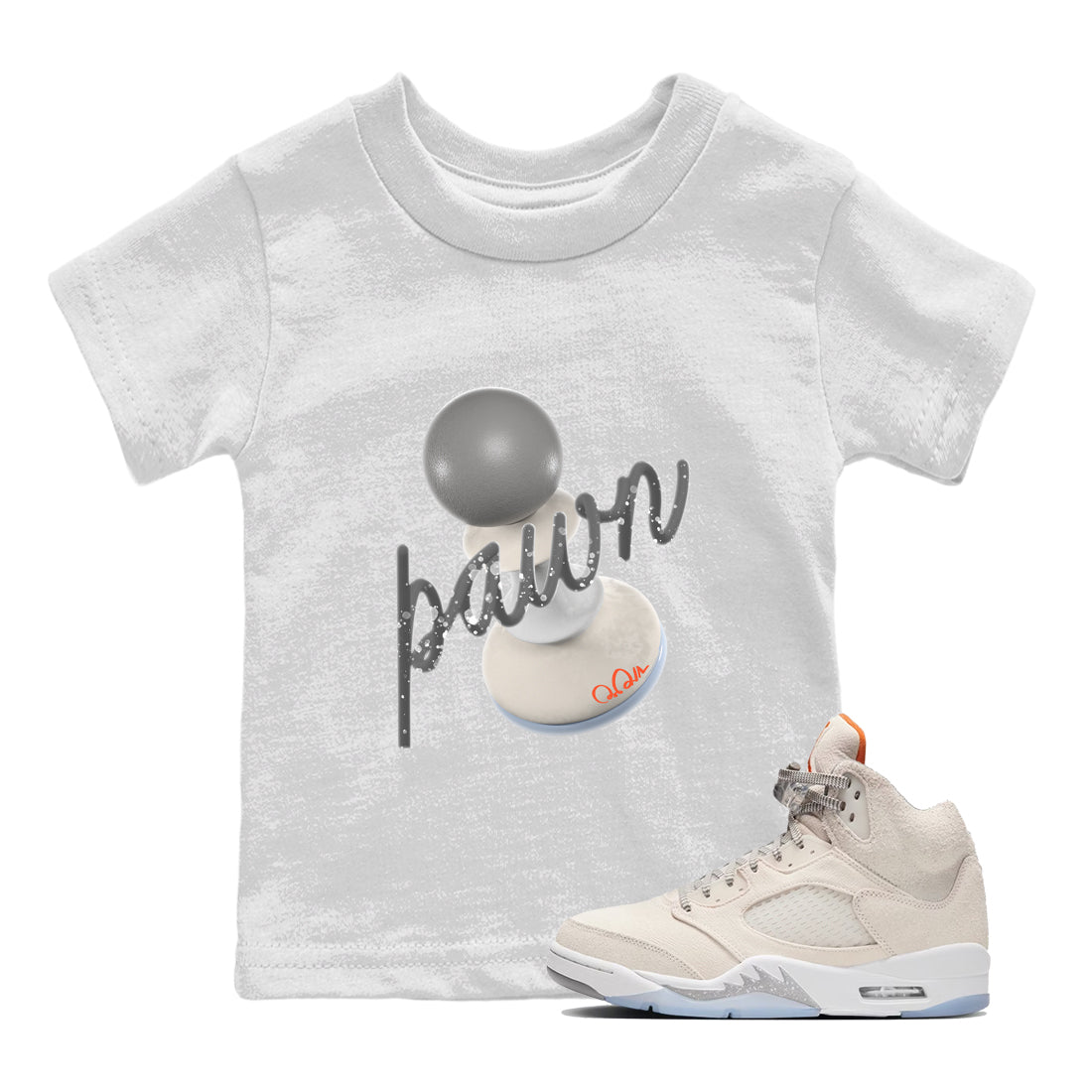3D Pawn Kids Tops - Air Jordan 5 Craft