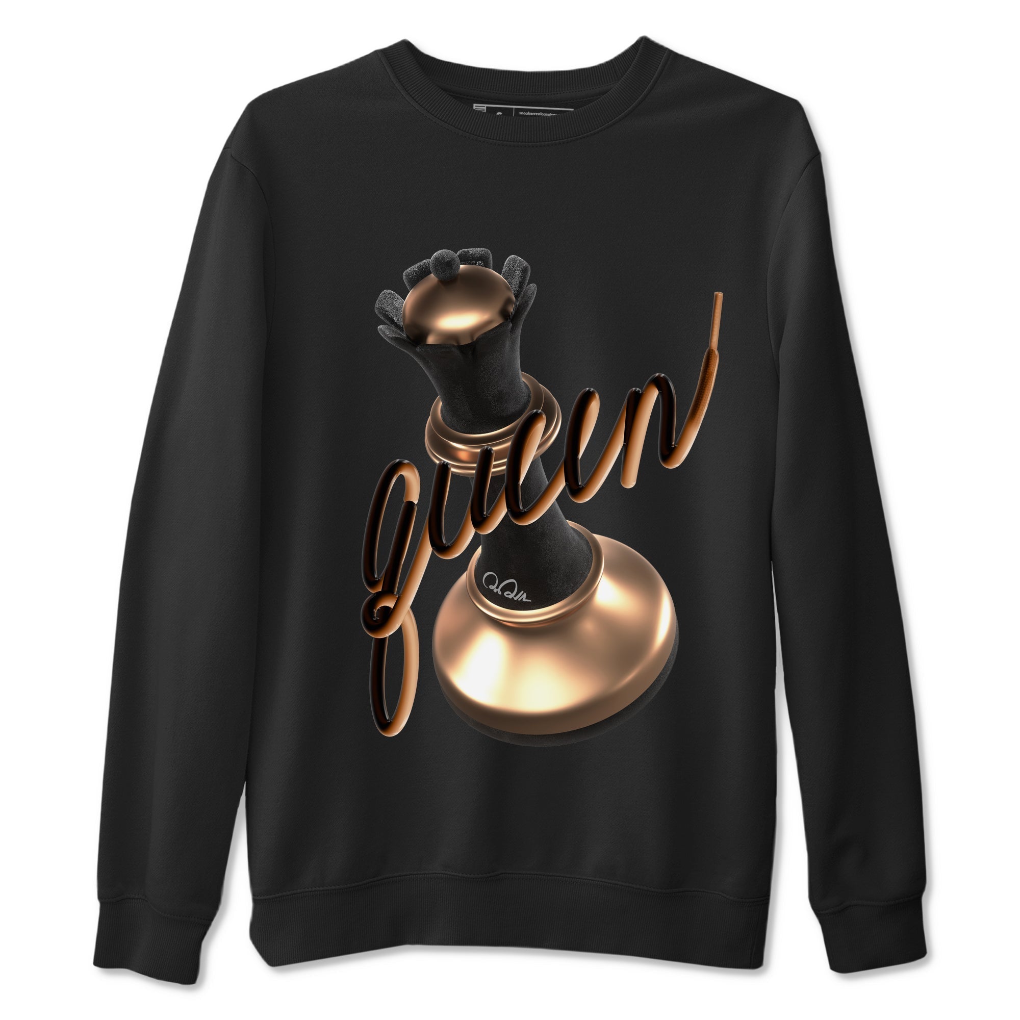 3D Queen snkmatch Tees - Air Foamposite One Metallic Copper