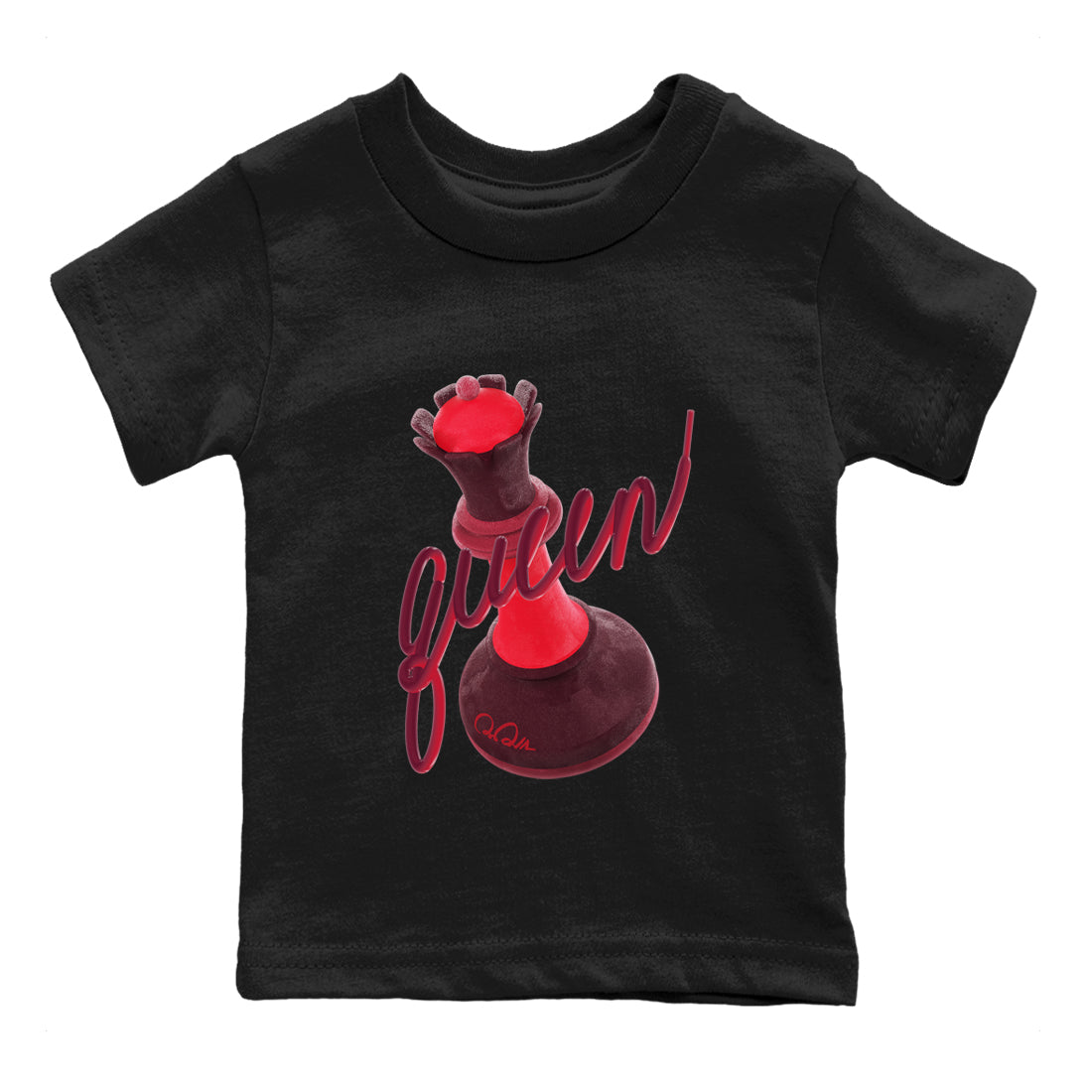 3D Queen snkmatch Tees Kids - Air Force 1 Layers Of Love