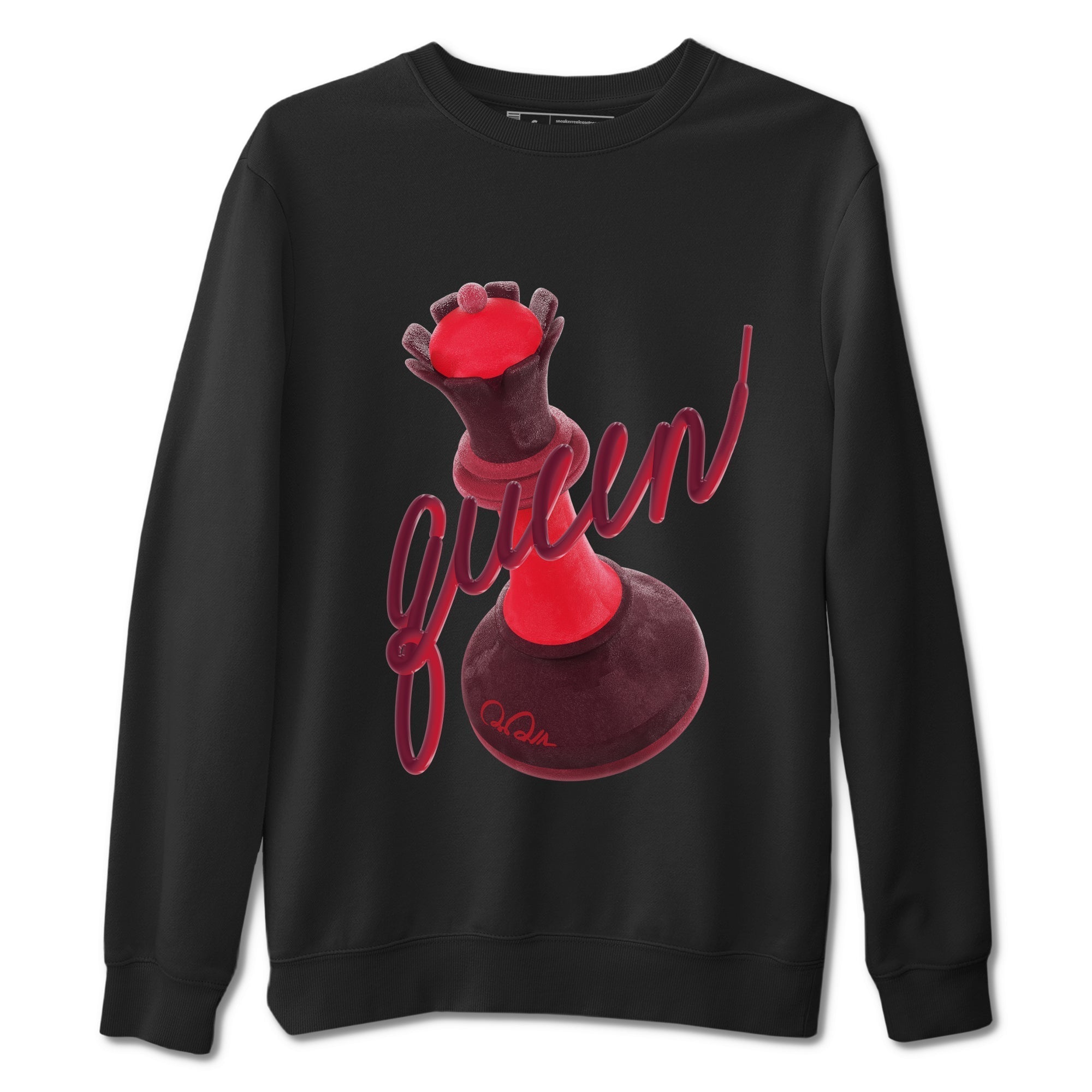 3D Queen snkmatch Tees - Air Force 1 Layers Of Love