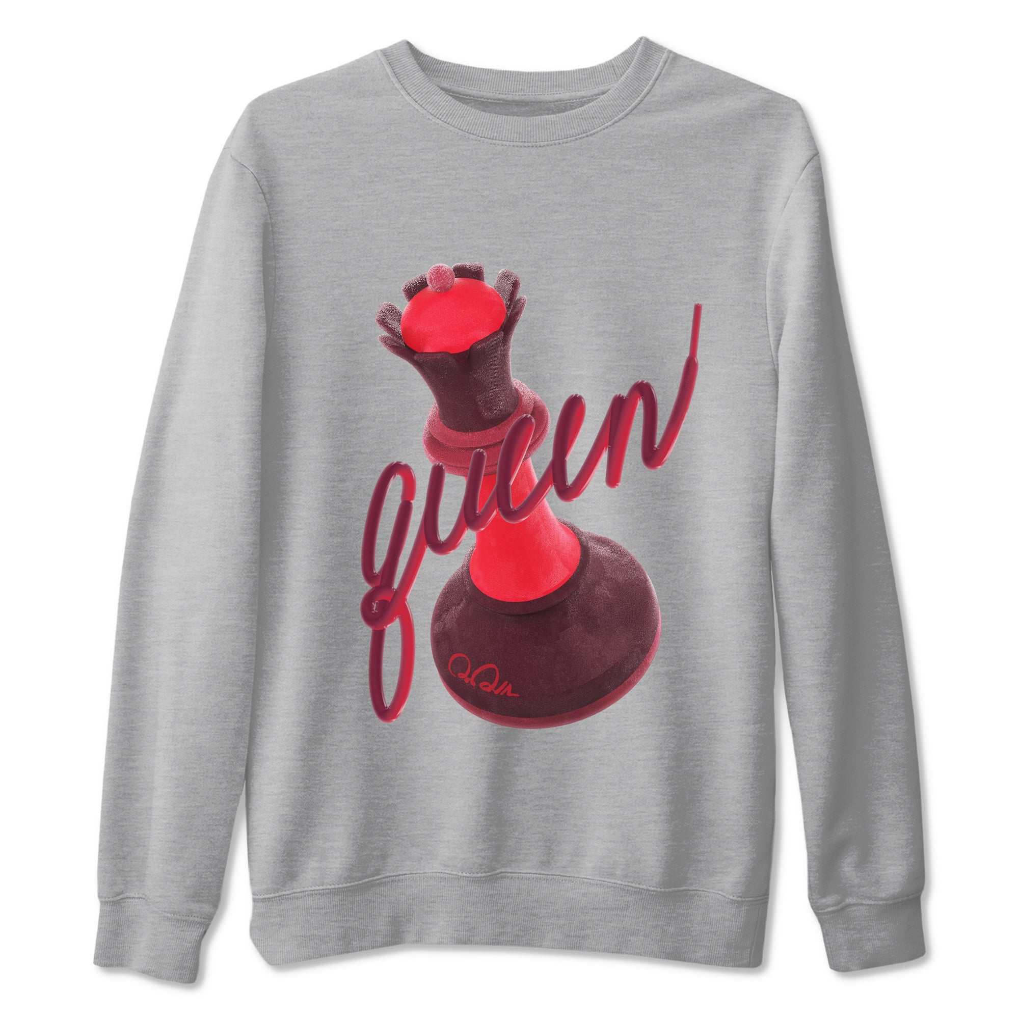 3D Queen snkmatch Tees - Air Force 1 Layers Of Love