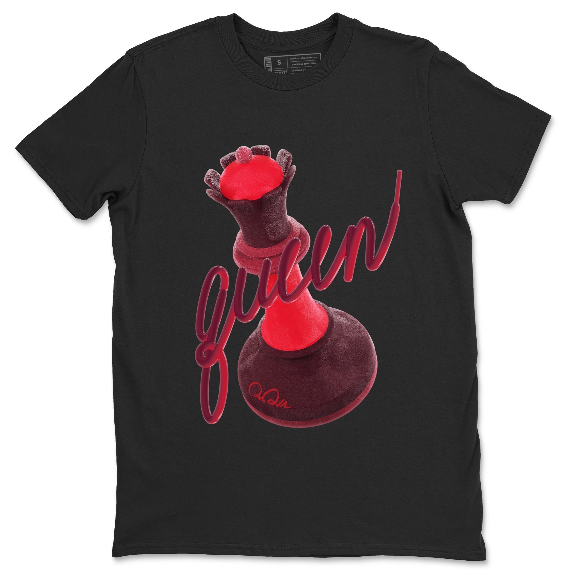 3D Queen snkmatch Tees - Air Force 1 Layers Of Love