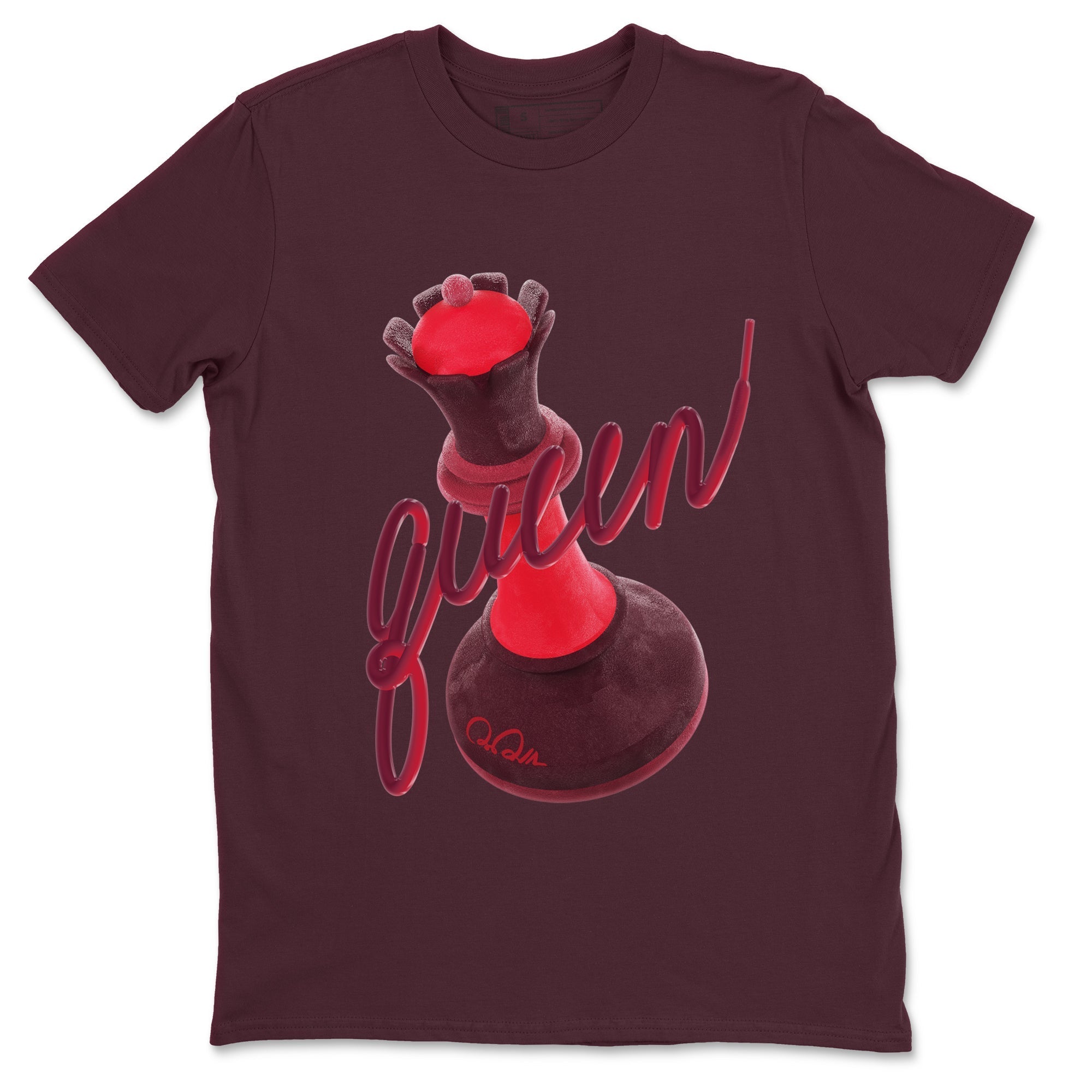 3D Queen snkmatch Tees - Air Force 1 Layers Of Love