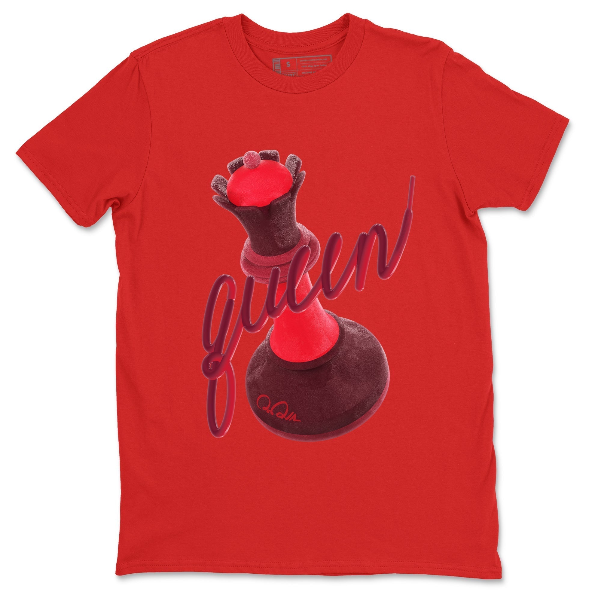 3D Queen snkmatch Tees - Air Force 1 Layers Of Love