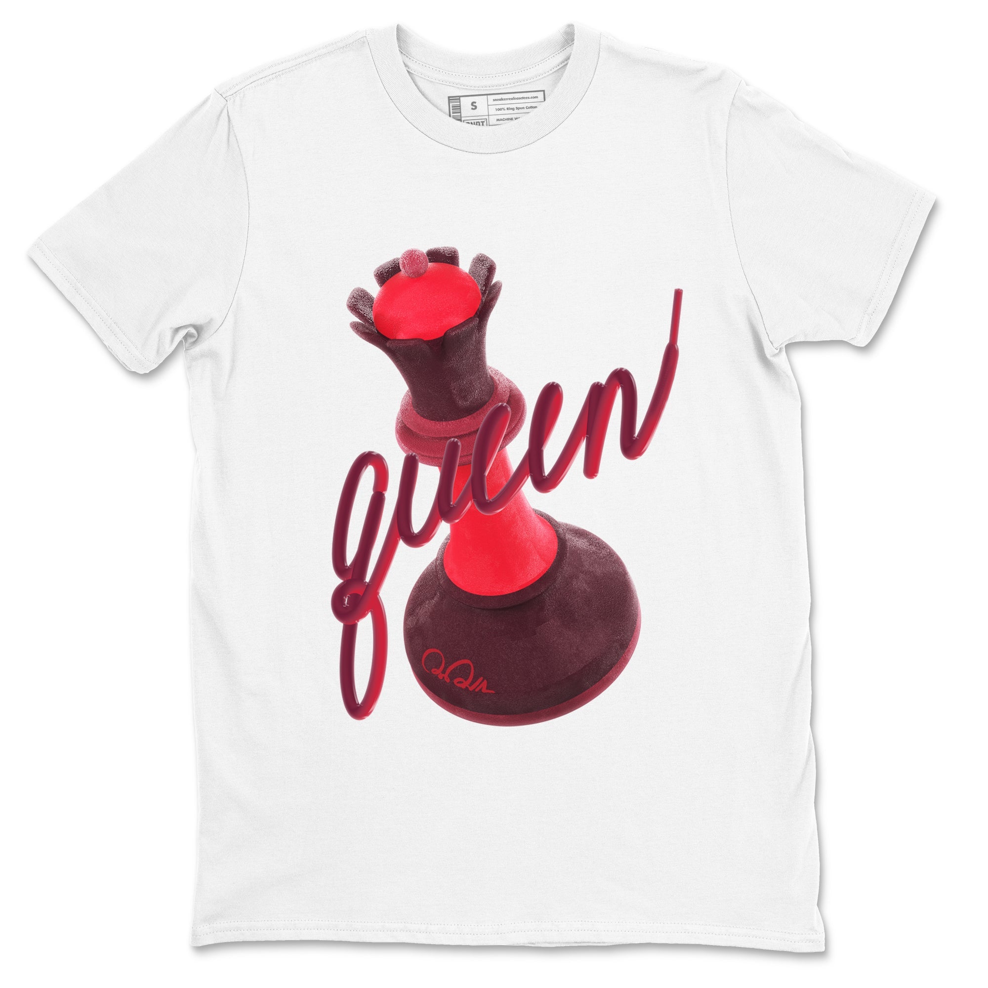 3D Queen snkmatch Tees - Air Force 1 Layers Of Love