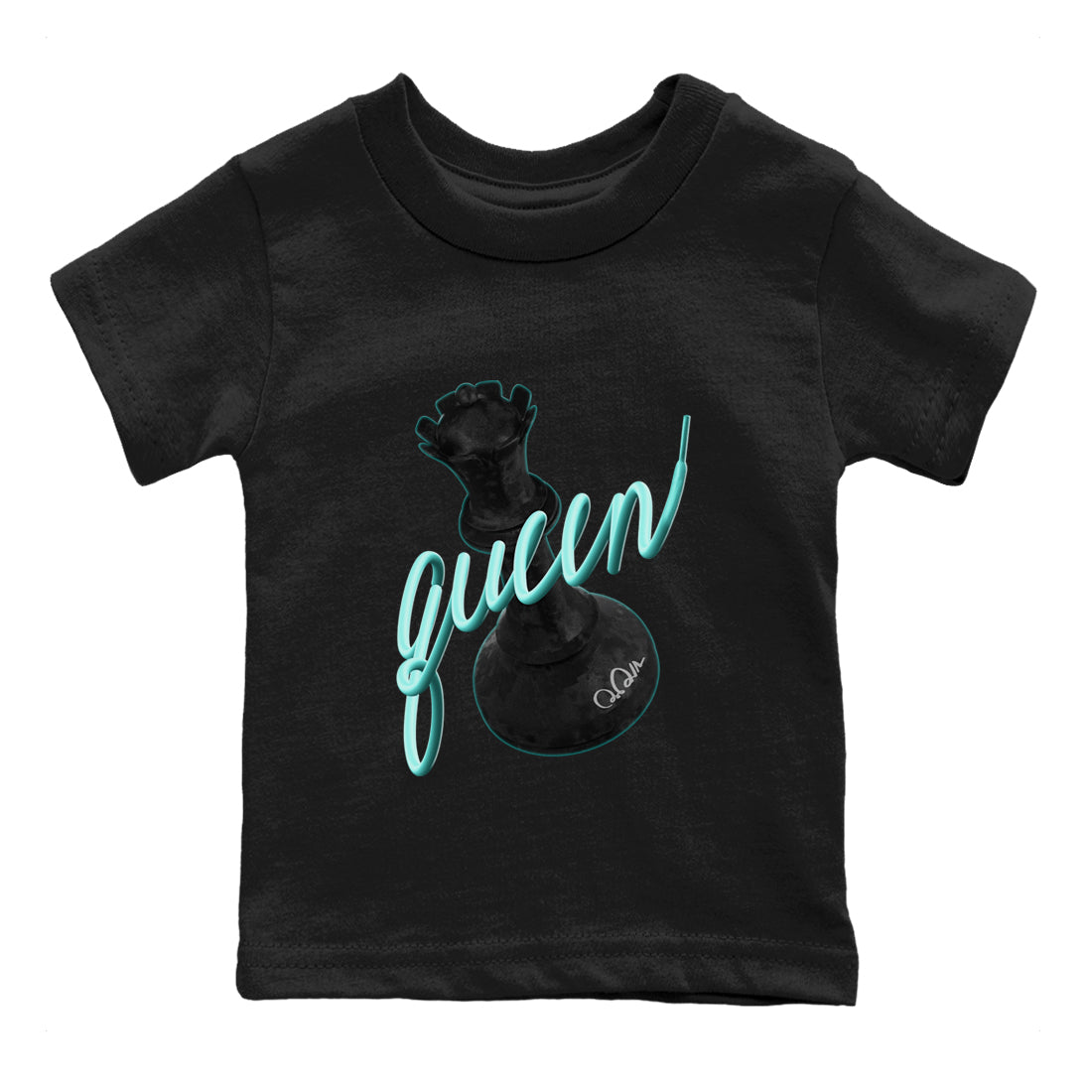 3D Queen Kids Tops - Air Force 1 Tiffany