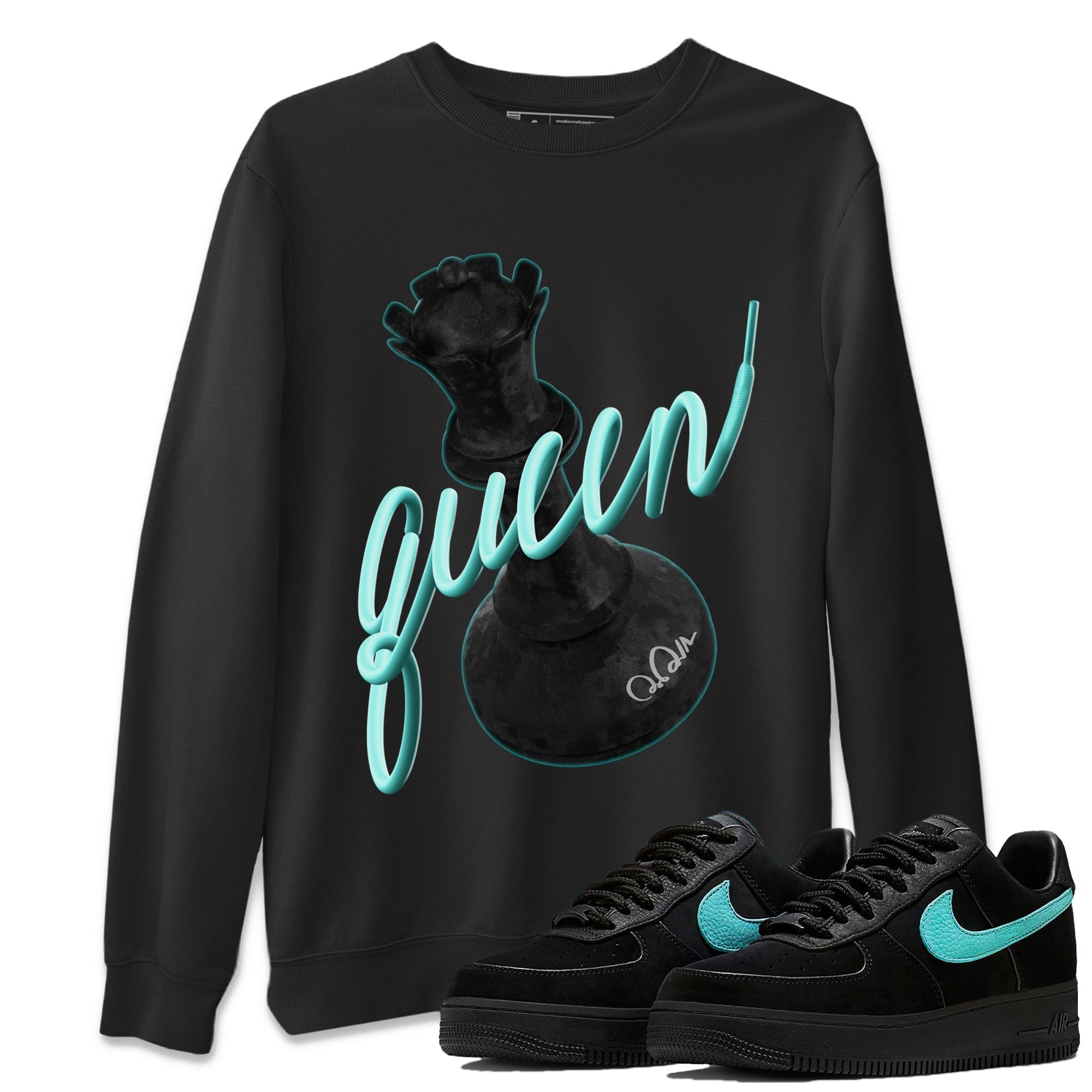 3D Queen Unisex Tops - Air Force 1 Tiffany
