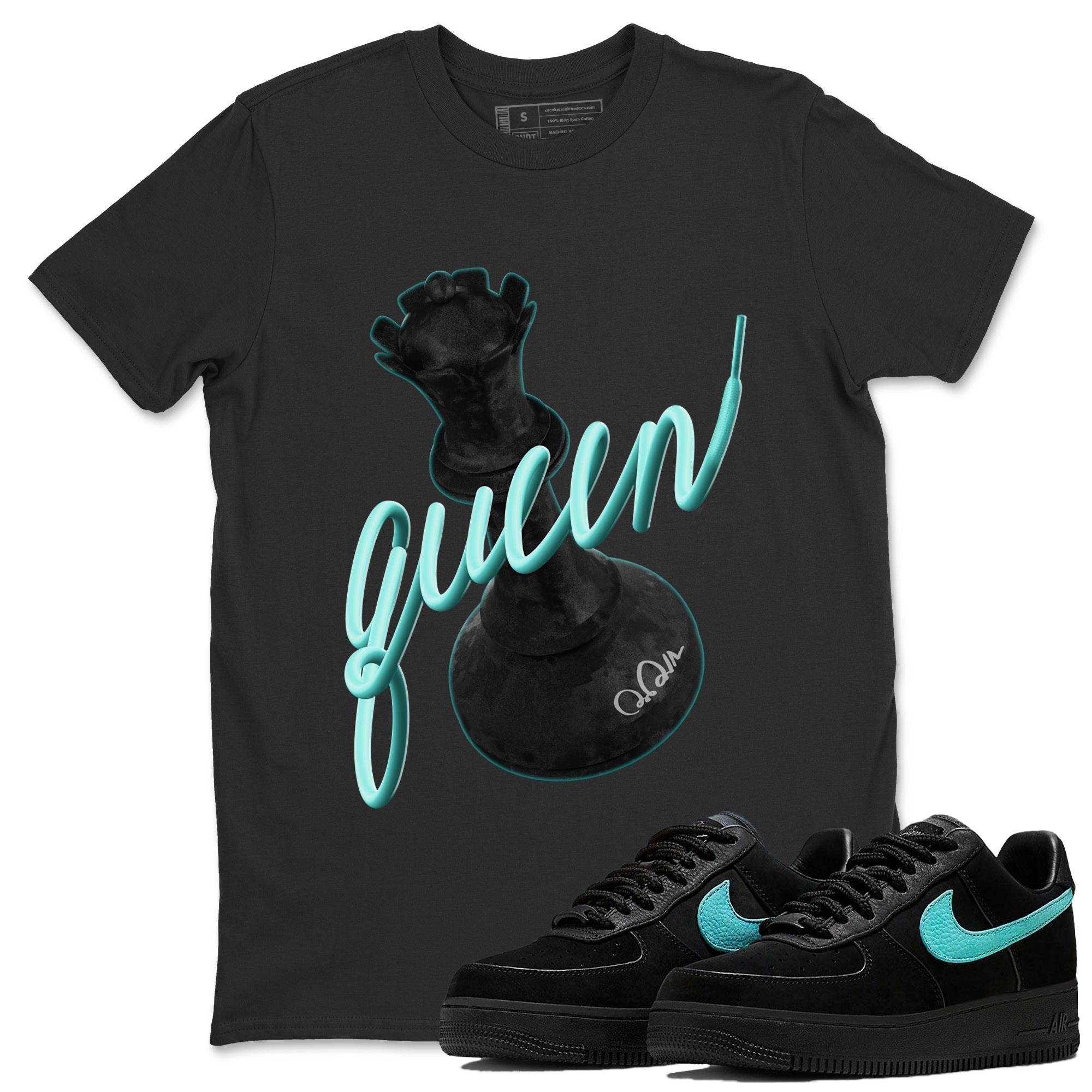 3D Queen Unisex Tops - Air Force 1 Tiffany