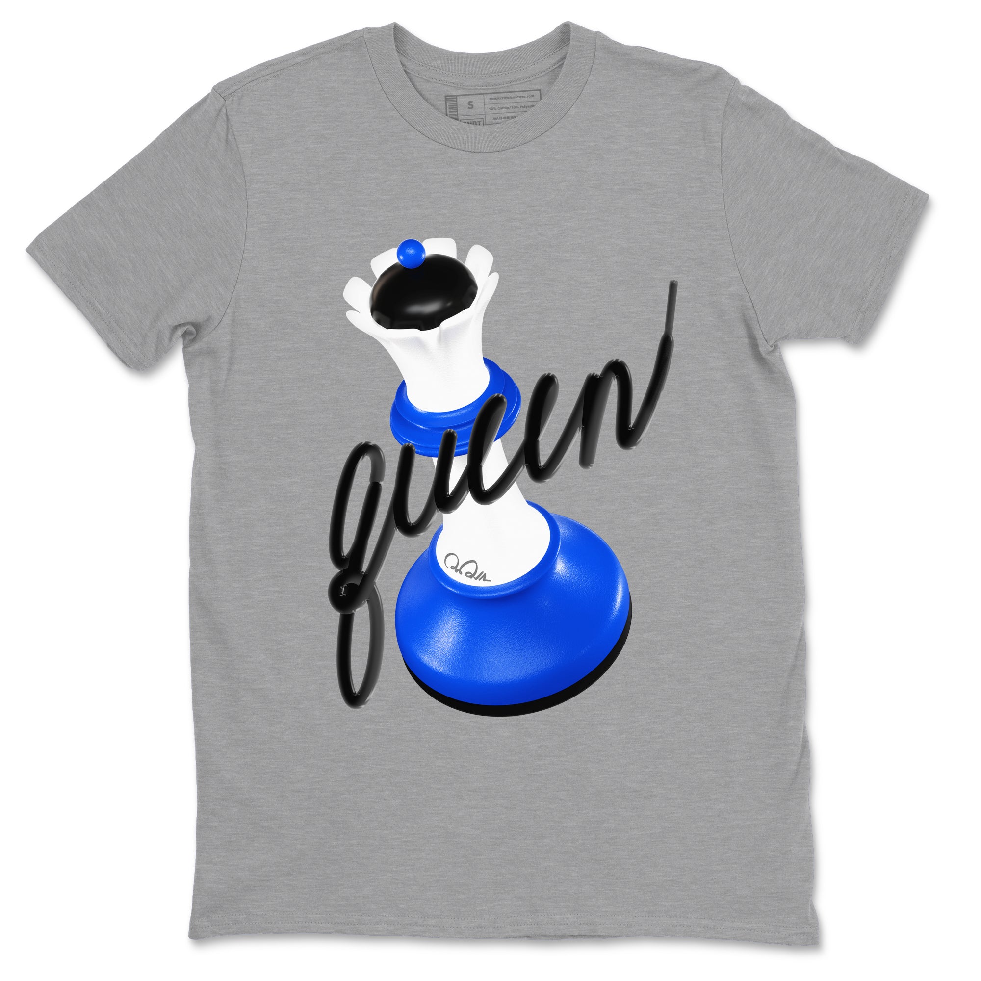 3D Queen snkmatch Tees - Air Jordan 1 Game Royal