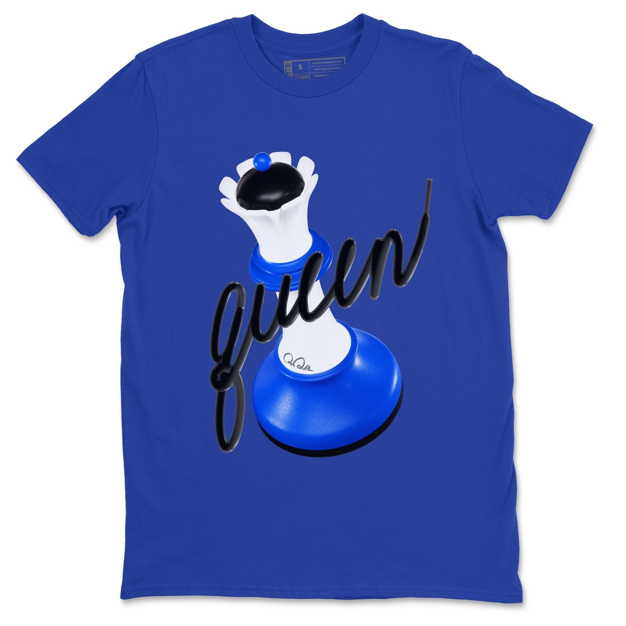 3D Queen snkmatch Tees - Air Jordan 1 Game Royal