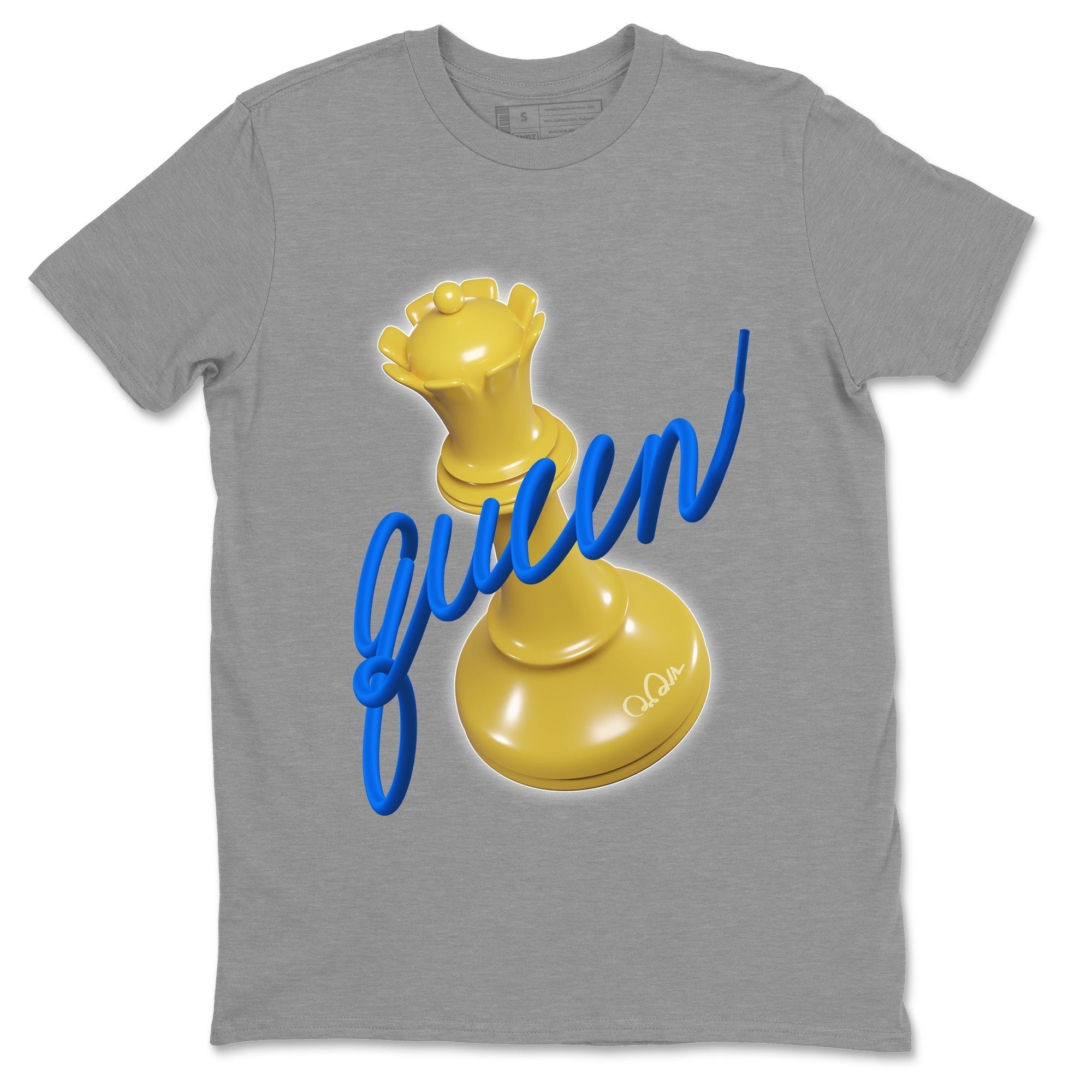 3D Queen Unisex Tops - Air Jordan 1 Game Royal Varsity Maize