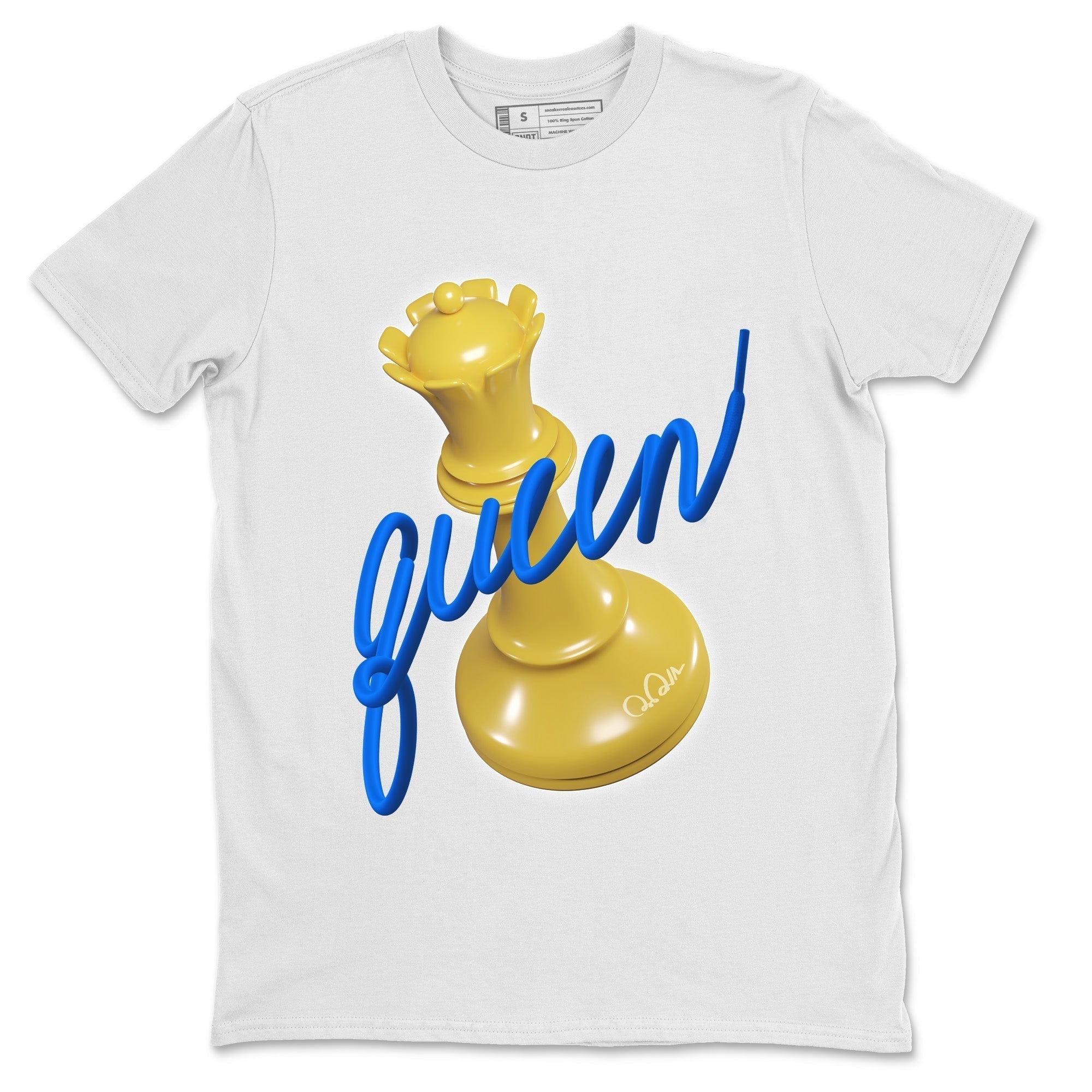 3D Queen Unisex Tops - Air Jordan 1 Game Royal Varsity Maize