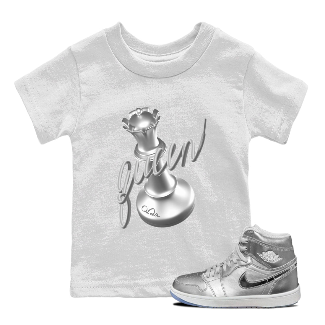 3D Queen snkmatch Tee Kids - Air Jordan 1 Gift Giving