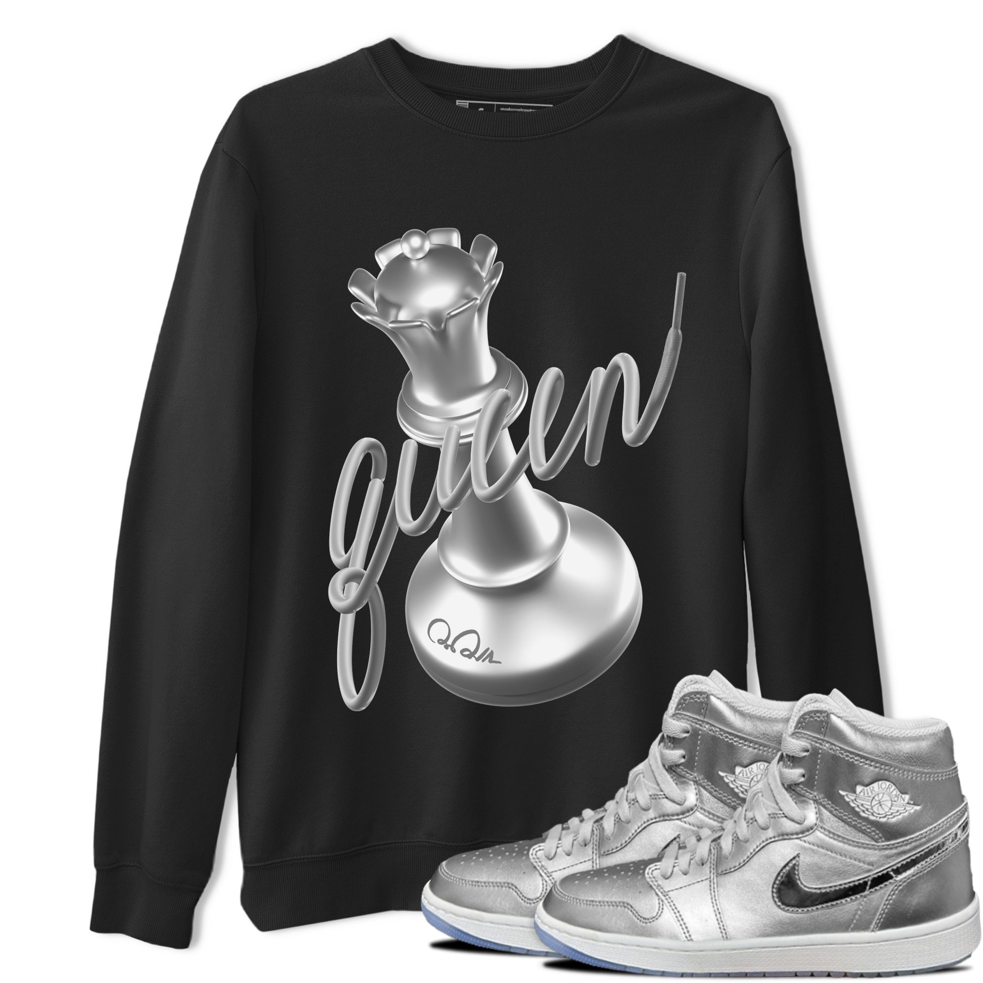 3D Queen snkmatch Tee - Air Jordan 1 Gift Giving