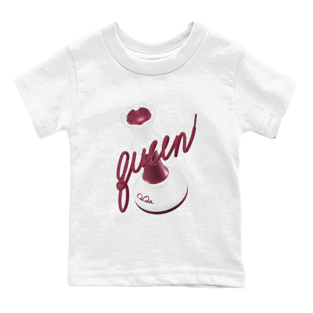 3D Queen snkmatch Tee Kids - Air Jordan 1 Metallic Burgundy