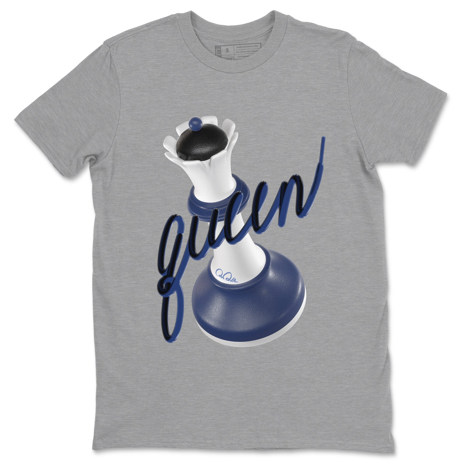 3D Queen snkmatch Tees - Air Jordan 1 Midnight Navy